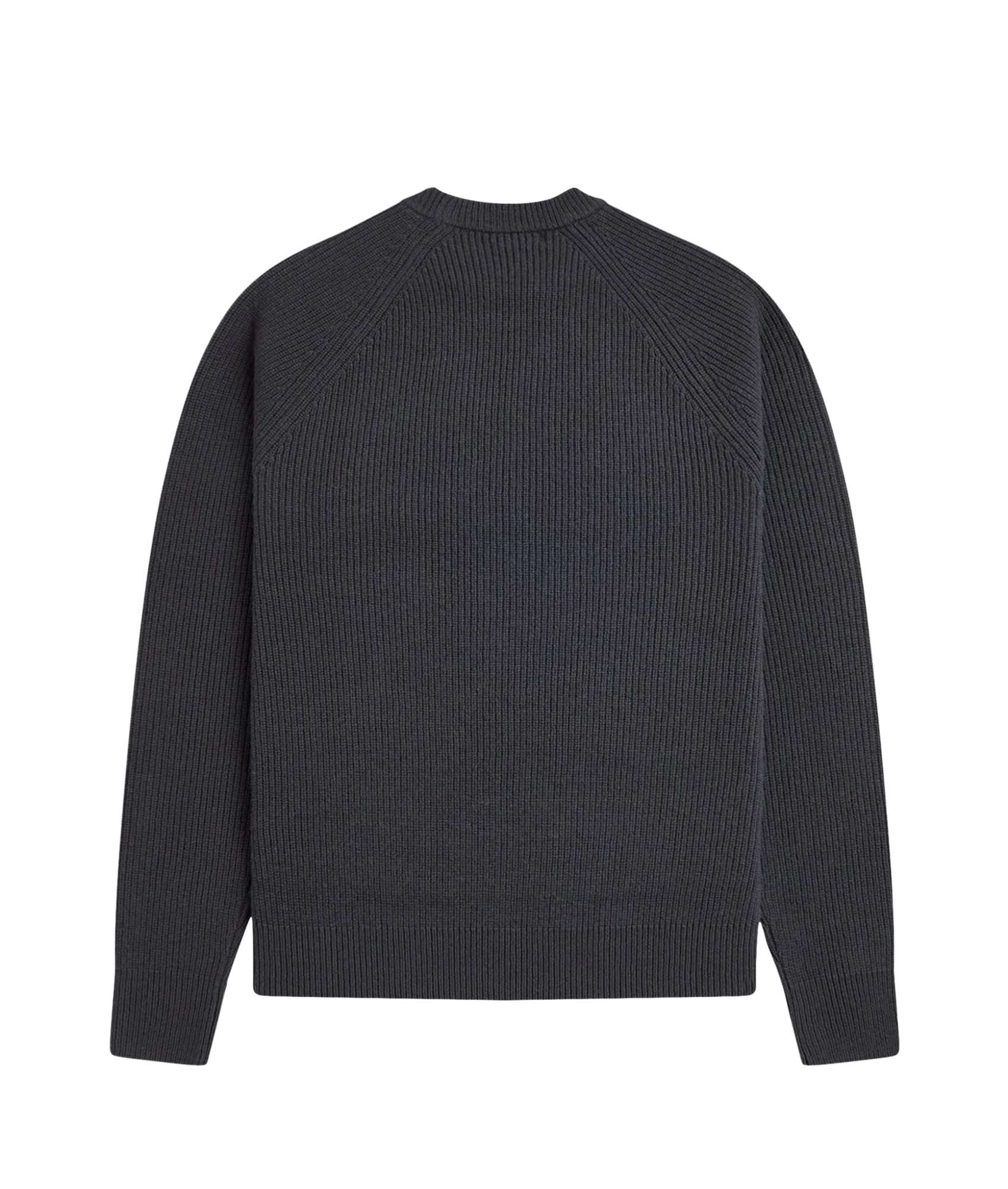 Lambswool Raglan Jumper - Anchor Grey - Image 2