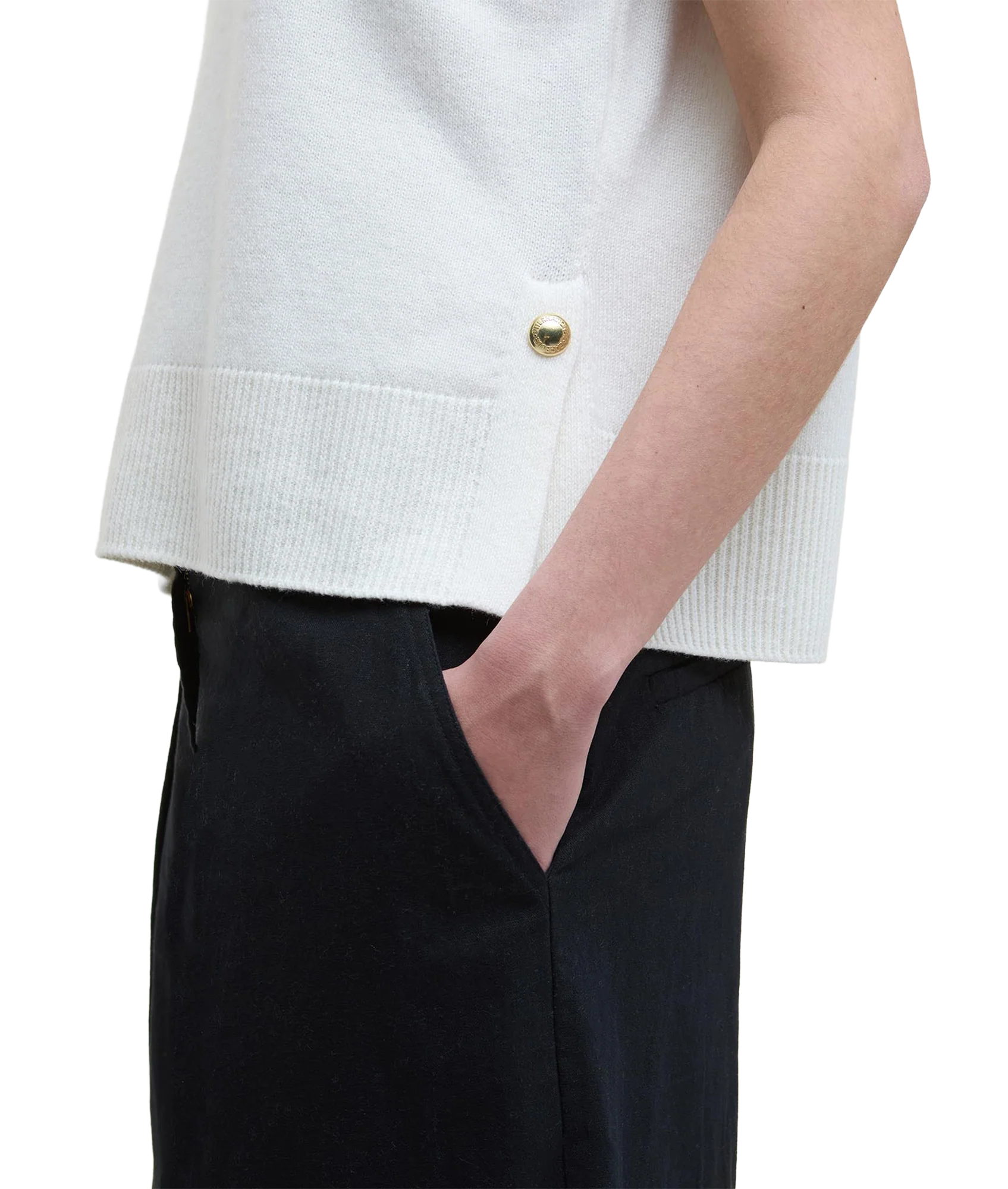 Lana Knitted Vest - Off White - Image 4