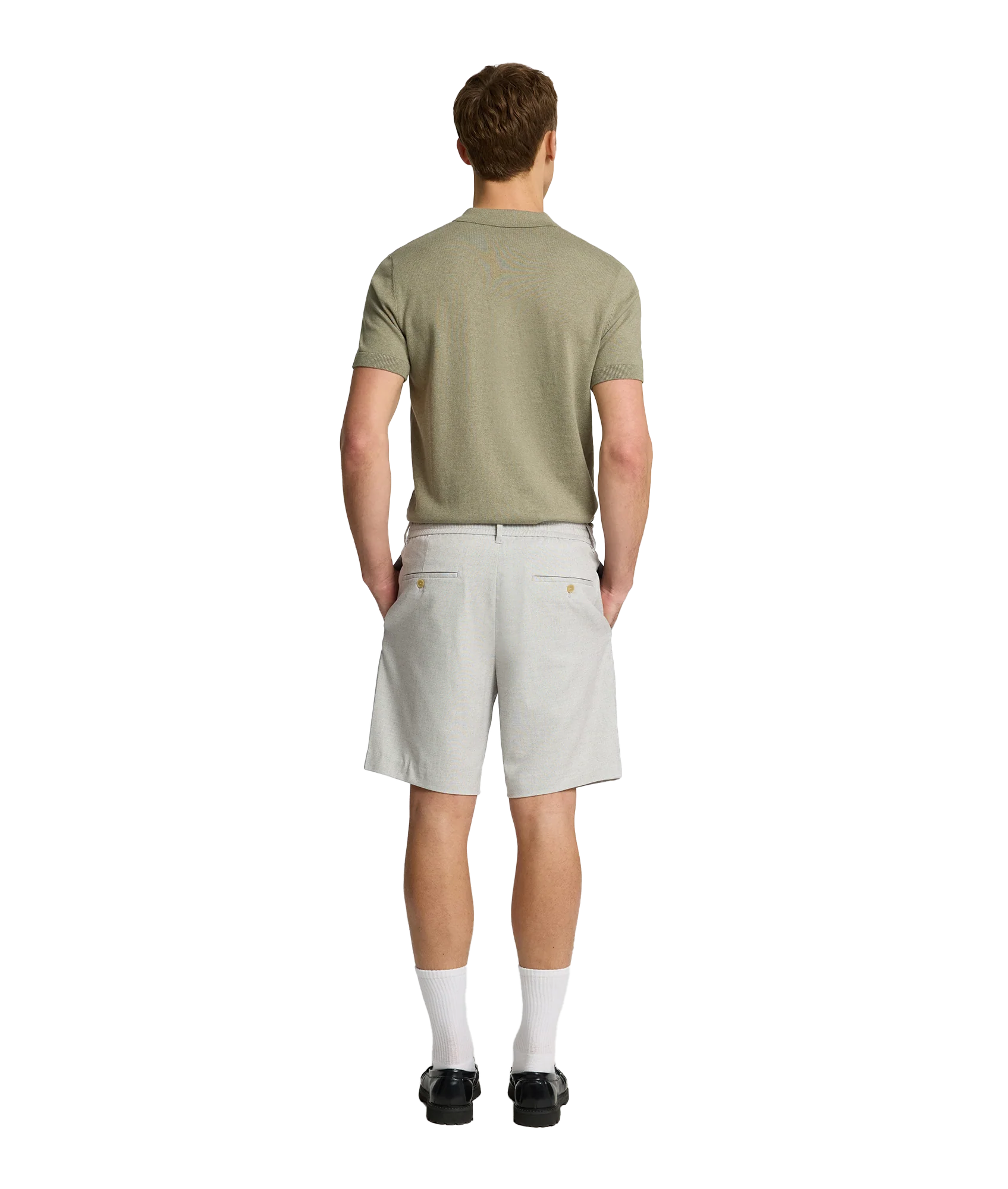 Leroy Pleat Short - Grey - Image 3