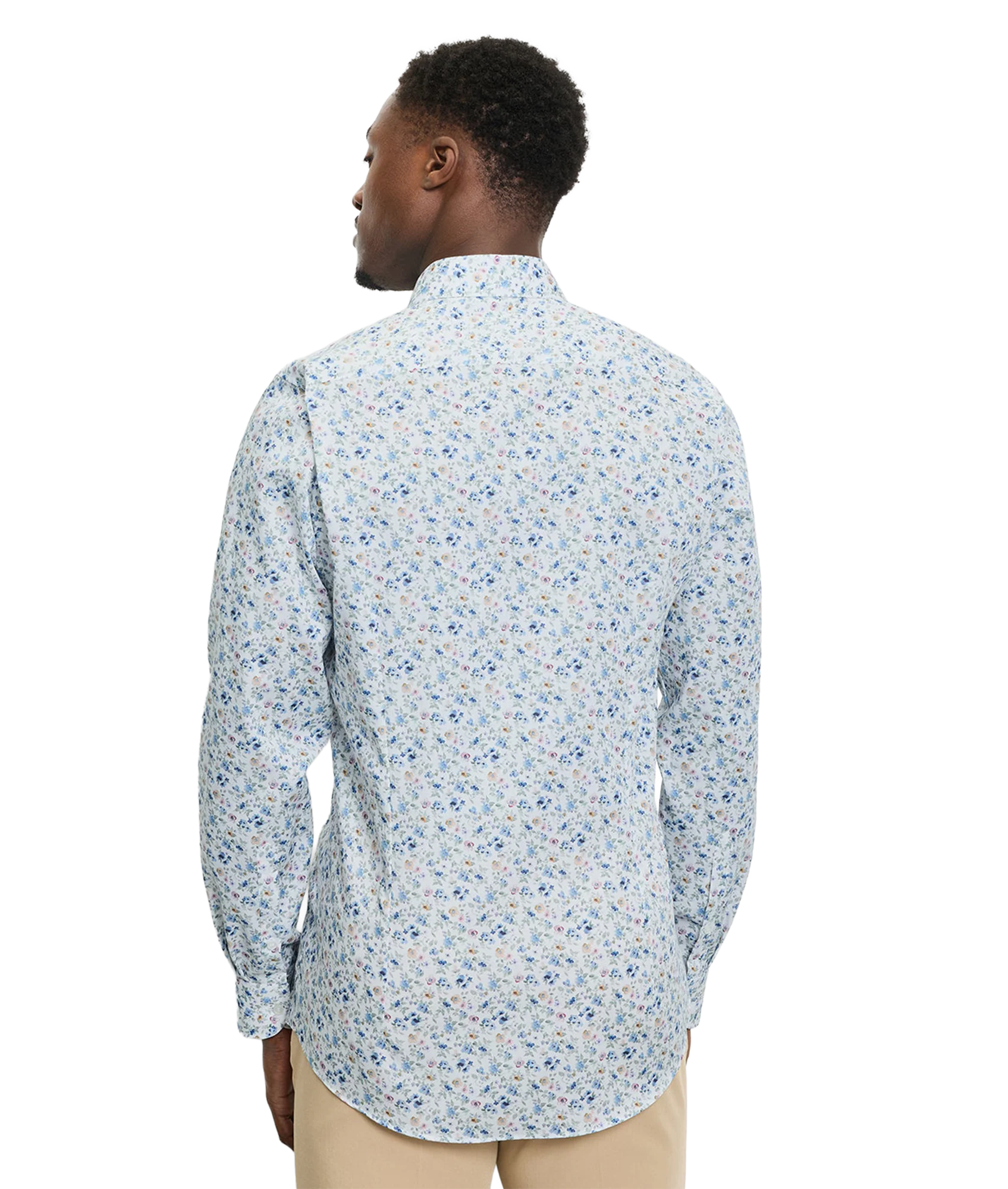 Level 5 Shirt - White/Ditsy Floral - Image 3
