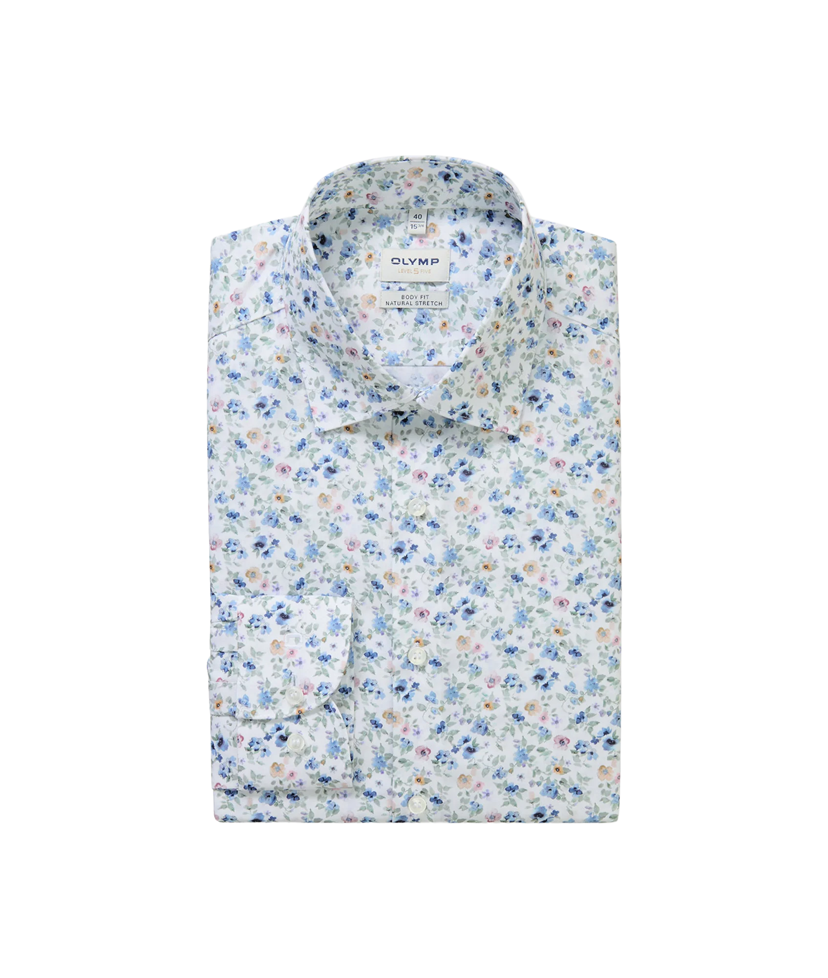 Level 5 Shirt - White/Ditsy Floral - Image 4