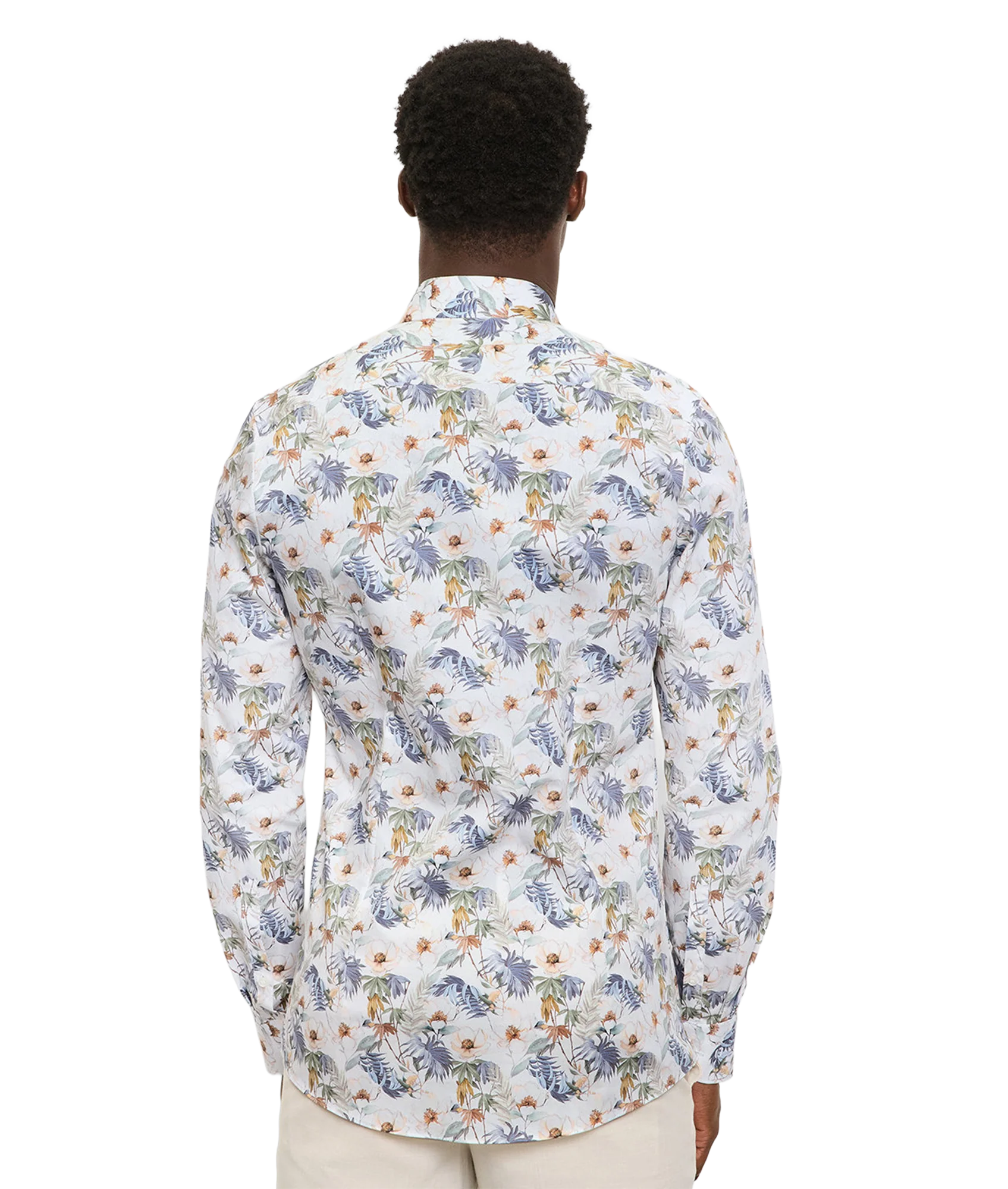 Level 5 Shirt - White/Floral - Image 3