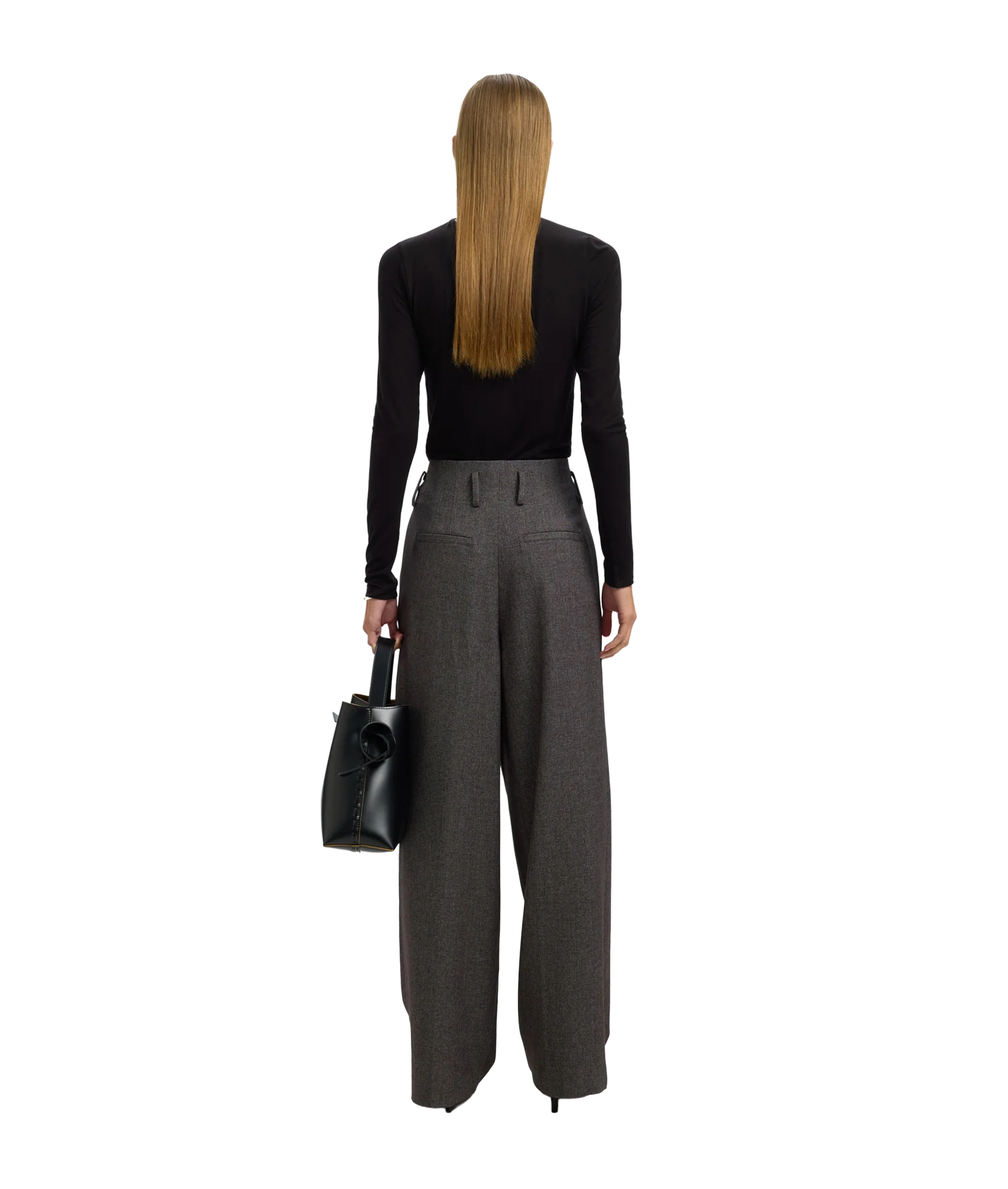 Lina Lano Ls High Neck Top - Black - Image 5