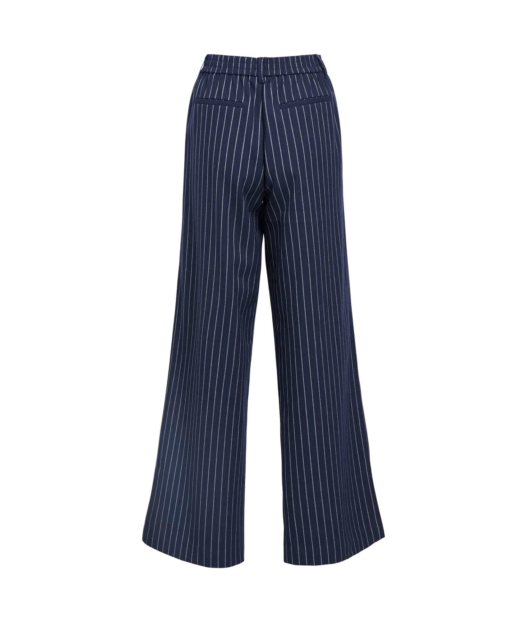 Lisa Wide Pant Aop - Sky Captain Sandshell Pinstripe - Image 2