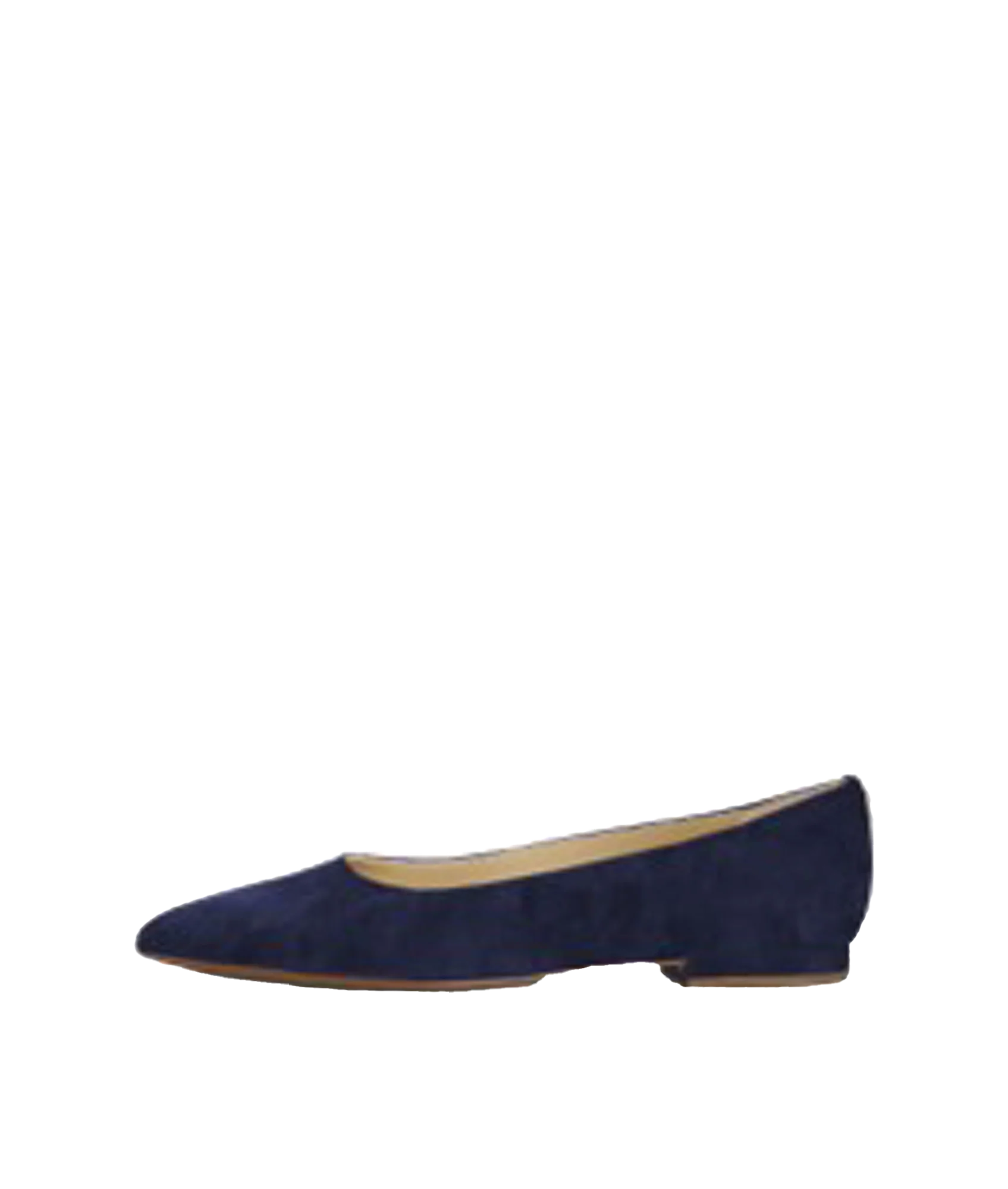 Londyn Suede Ballet Flat - Navy - Image 5