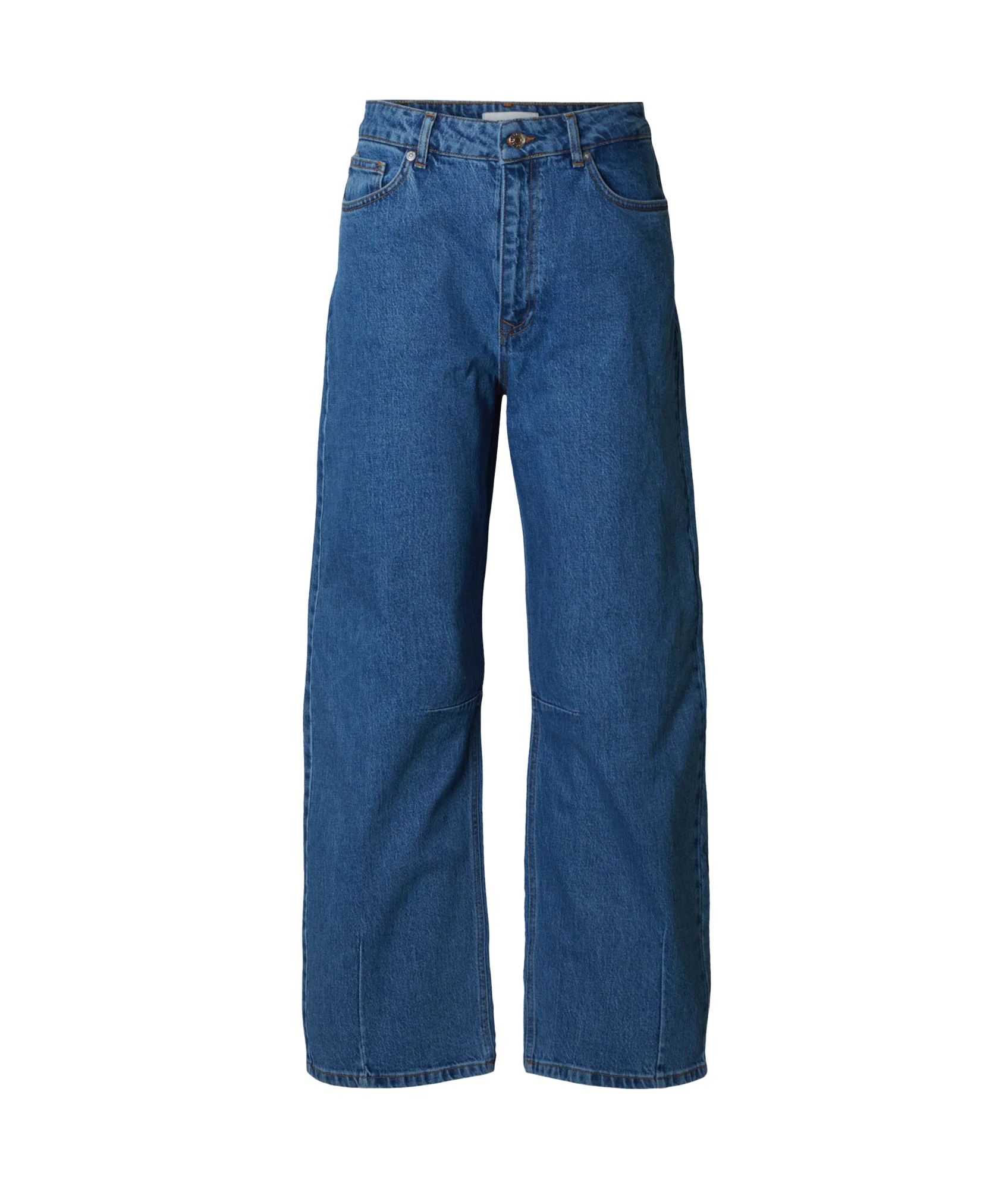 Loose Barrel Ane-Kori Mw Jeans - Blue