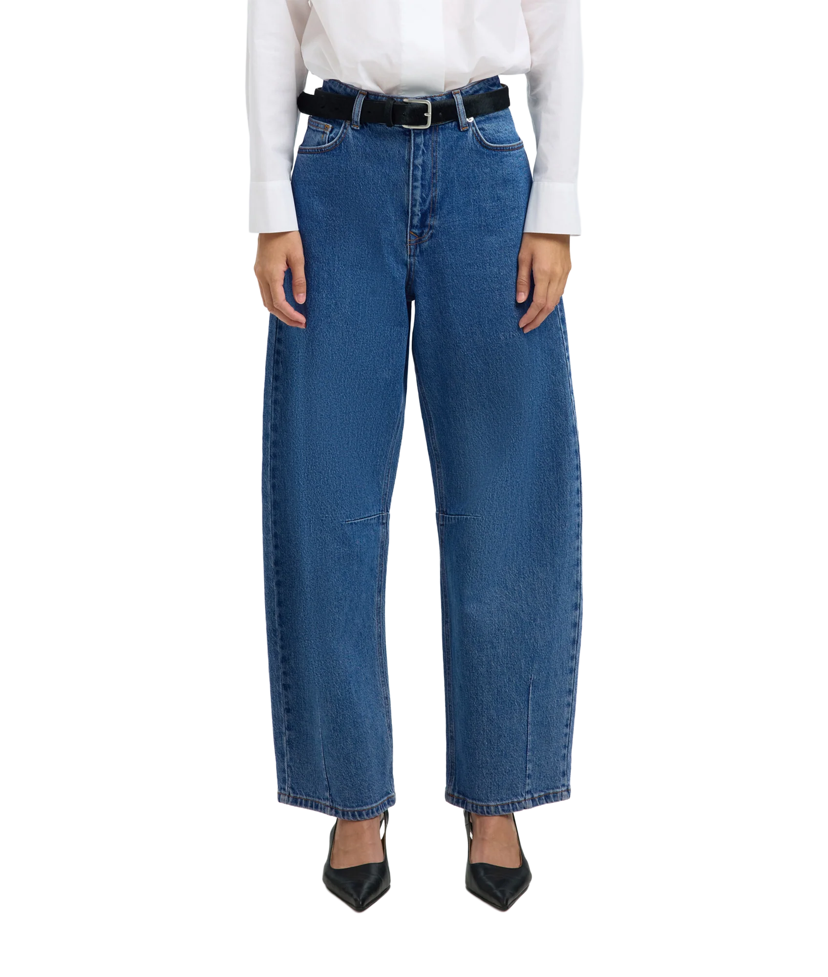 Loose Barrel Ane-Kori Mw Jeans - Blue - Image 2