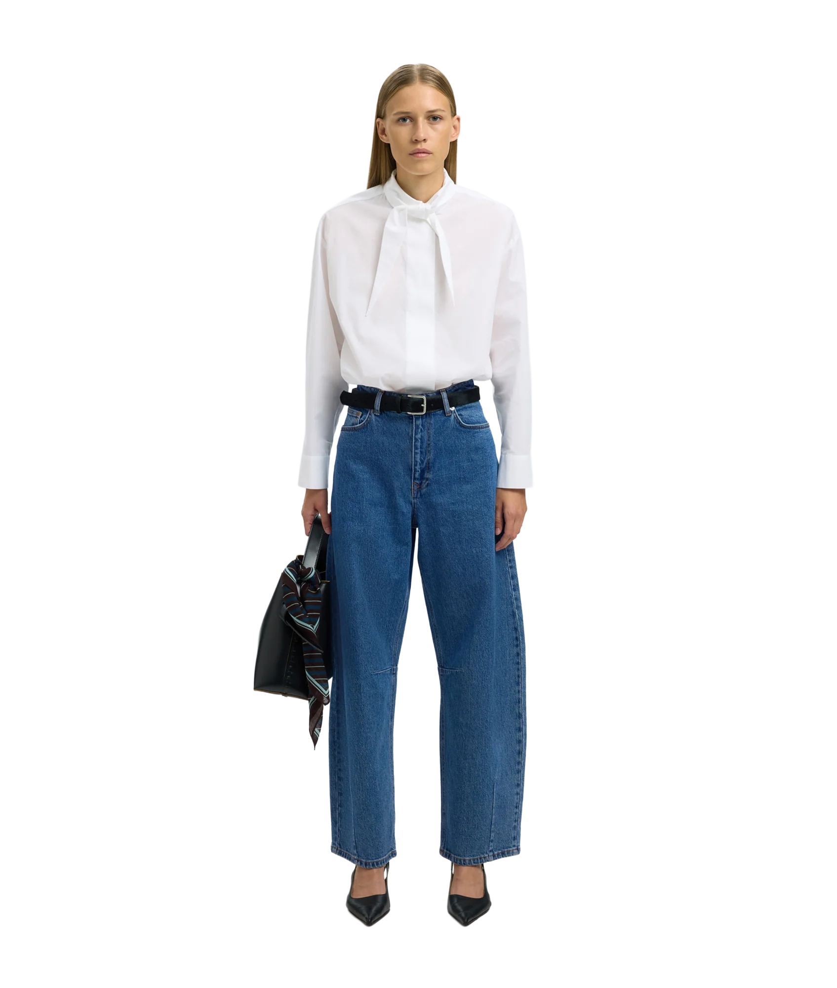 Loose Barrel Ane-Kori Mw Jeans - Blue - Image 4