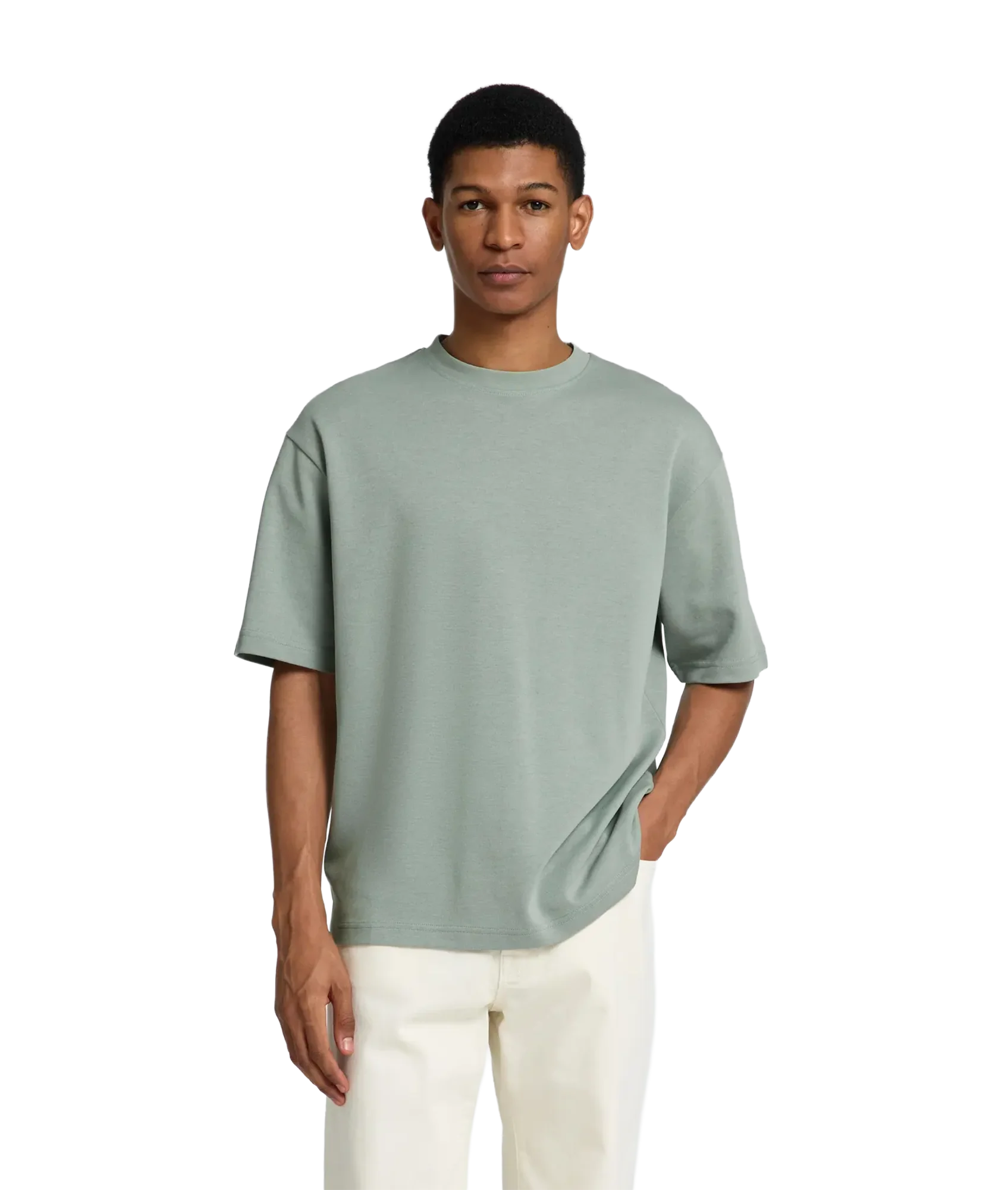 Looseoscar Ss O-Neck Tee - Iceberg Green - Image 2