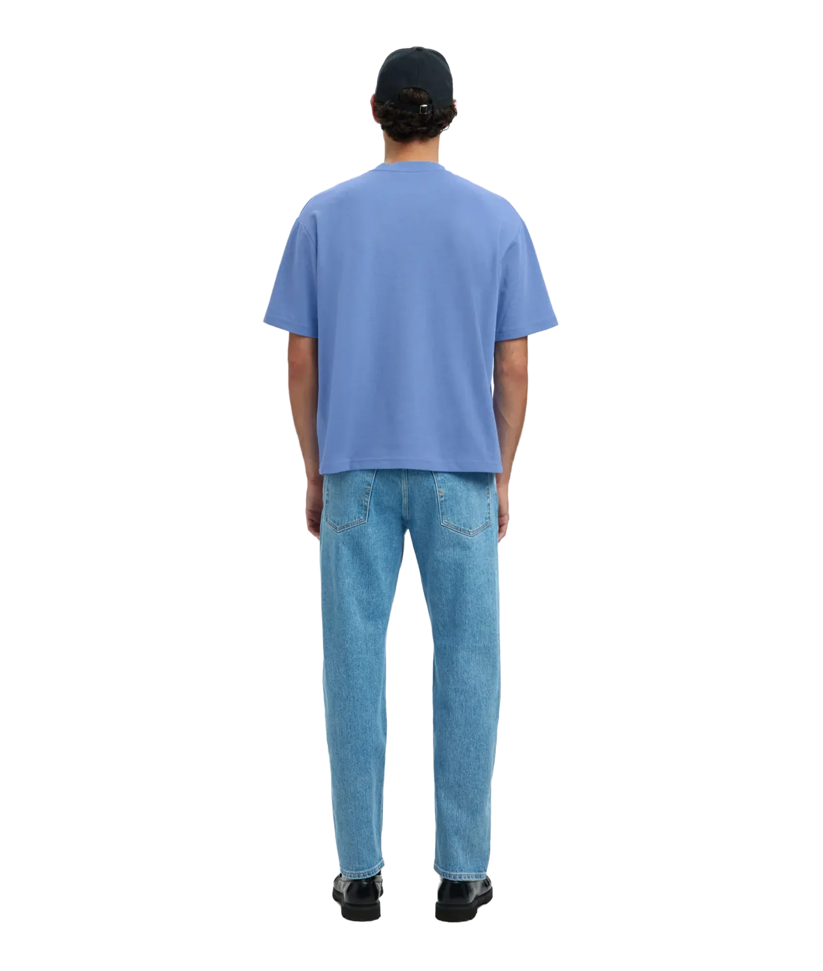 Looseoscar Ss O-Neck Tee Noos - Blue Bonnet - Image 3