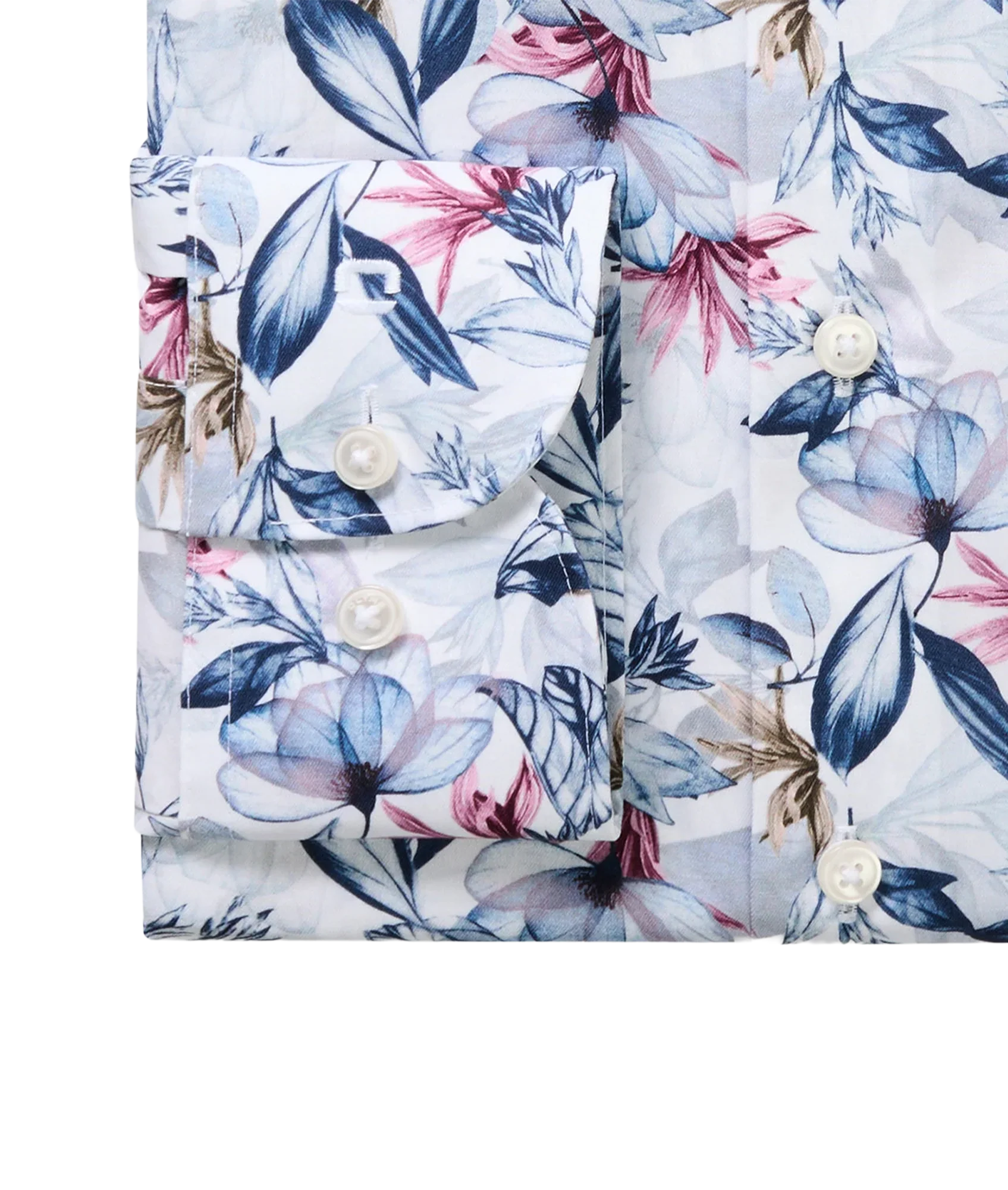 Luxor Shirt - White/Blue Floral - Image 2