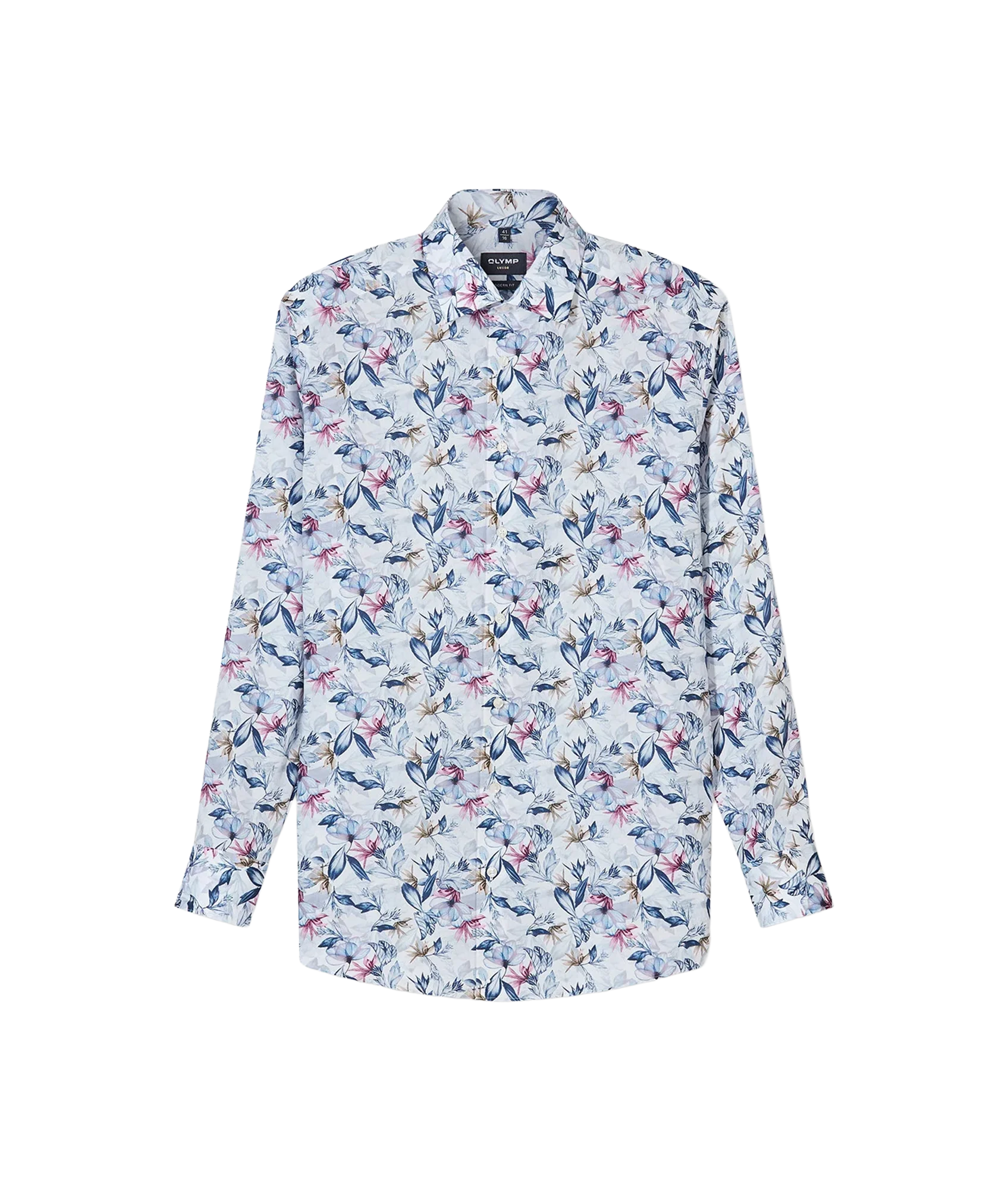 Luxor Shirt - White/Blue Floral - Image 3