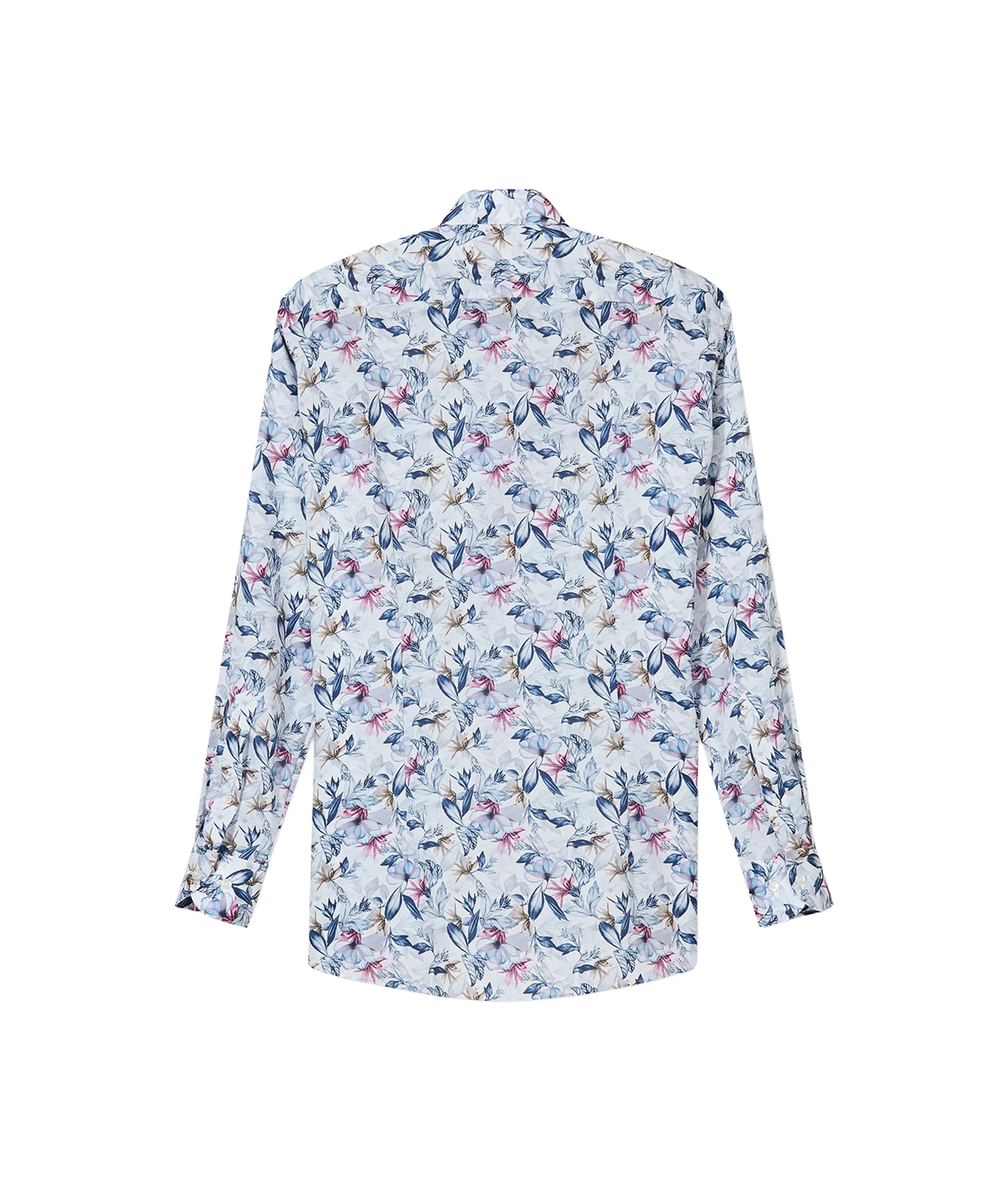 Luxor Shirt - White/Blue Floral - Image 4