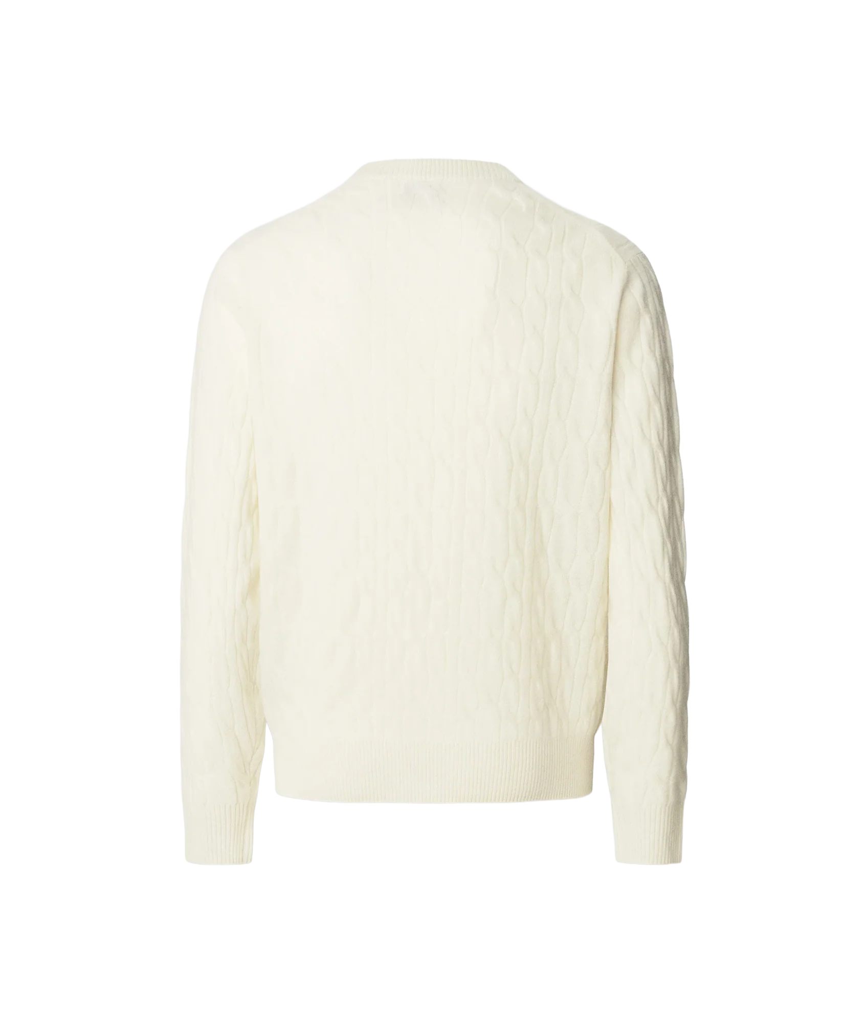 Lw Cable Crew - Off White - Image 2