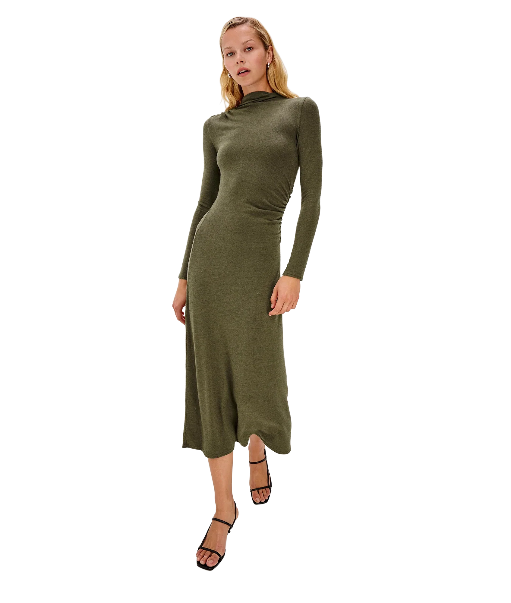 Margaret Dress - Heather Olive