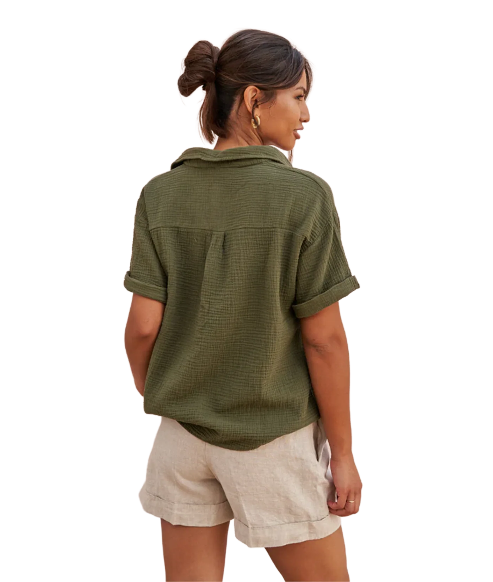 Mariana Shirt - Khaki - Image 3