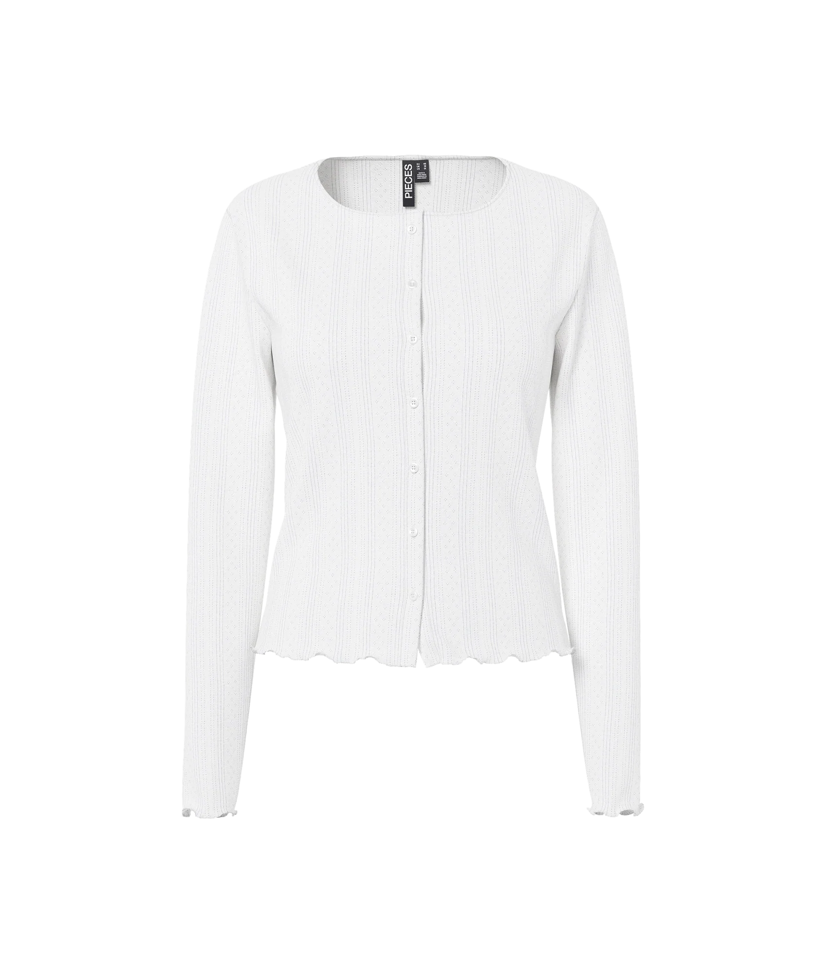 Marie Ls Poin Cardigan Jrs Bc - White