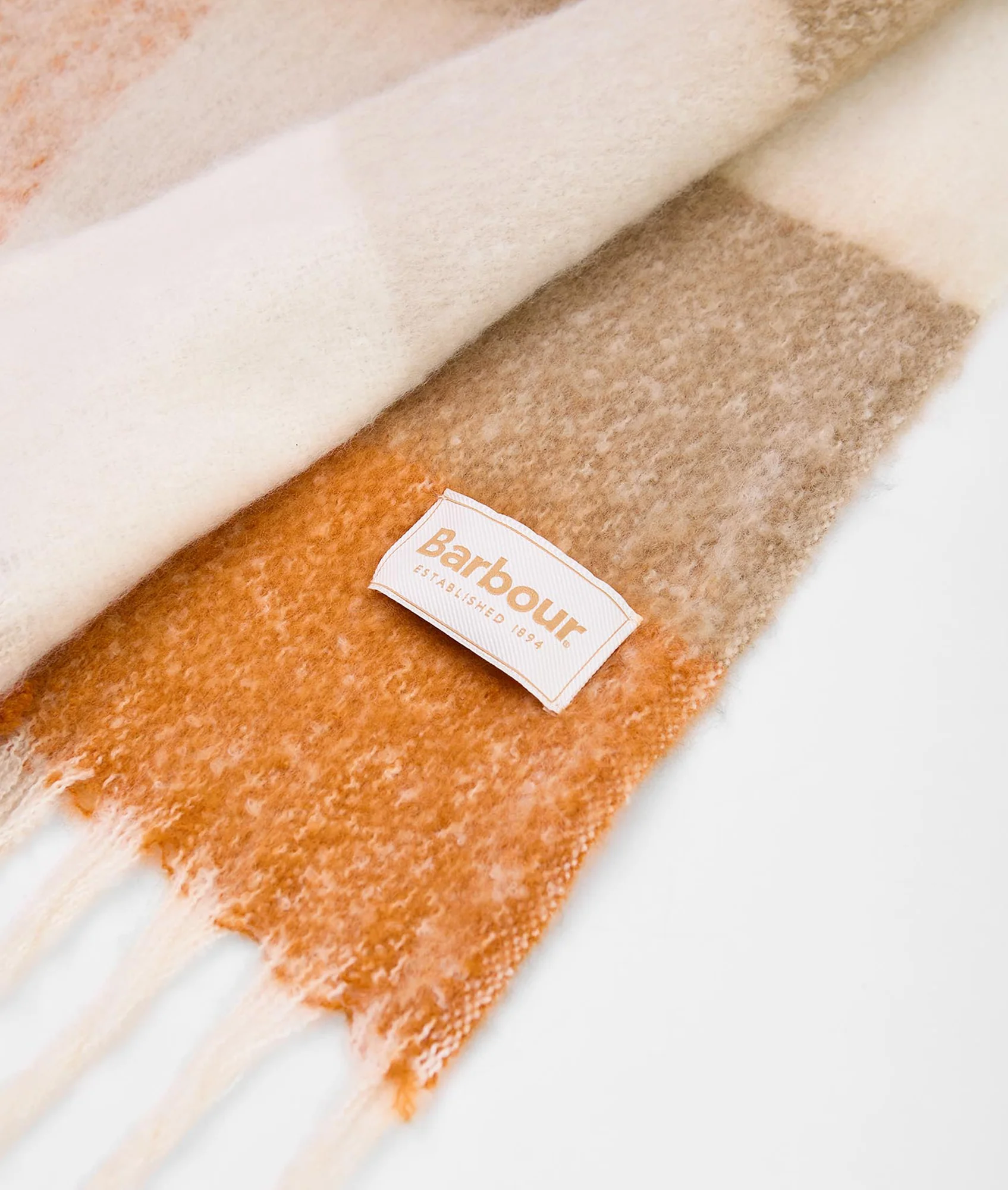 Marie Scarf - Mustard Check - Image 3