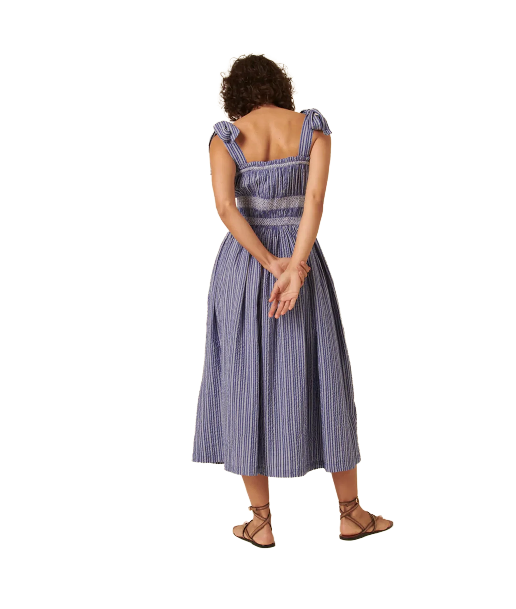 Marissa Midi Dress - Blue - Image 4