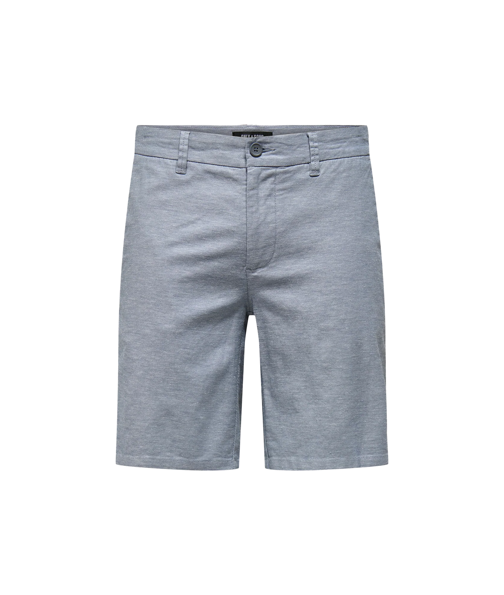 Mark 0011 Cotton Linen Shorts - Blue