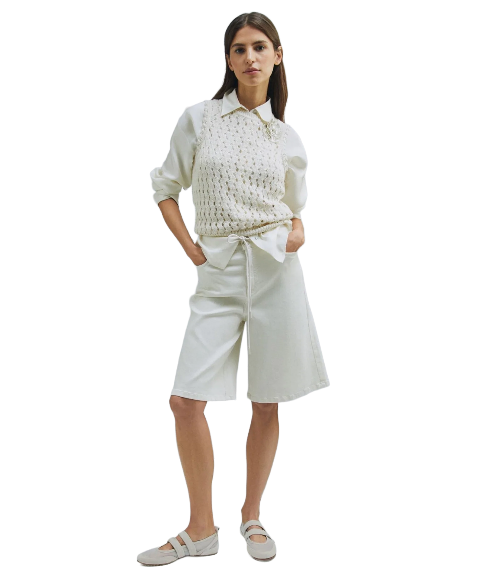Memiro Tank Top - Wool White - Image 4