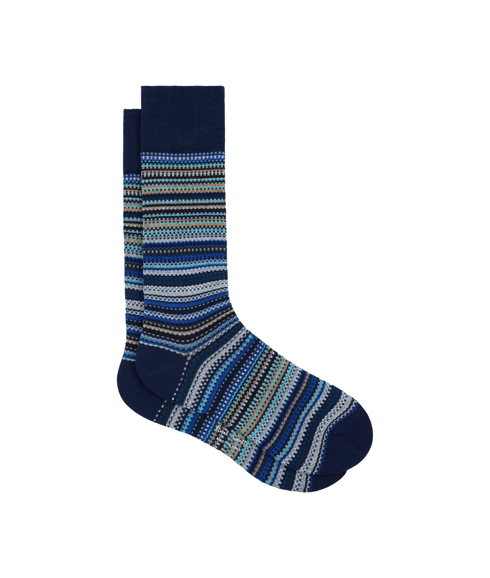 Men Sock 3 Pack Pique Sig - Mixed Plate - Image 3
