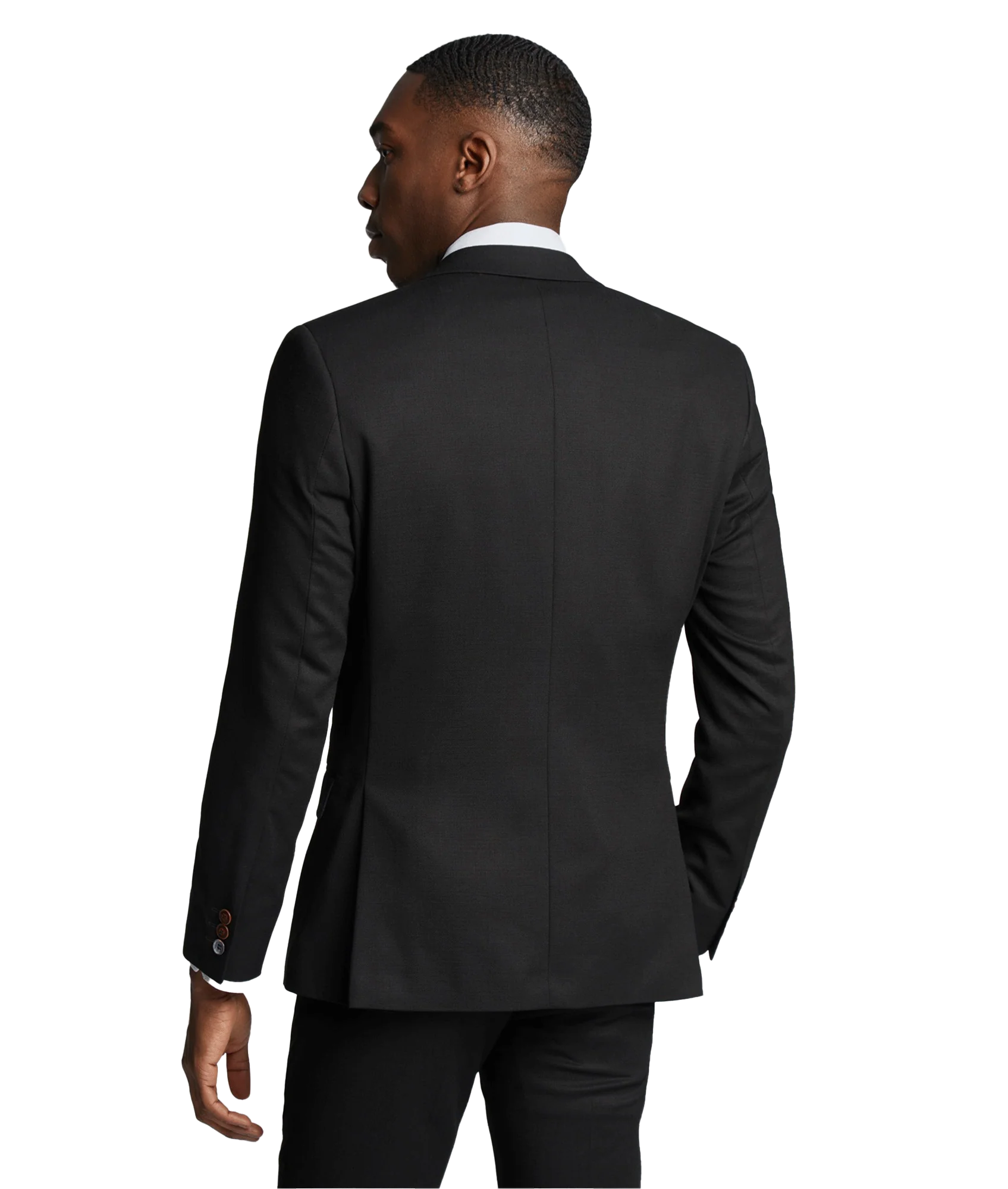 Texture Suit Jacket - Black - Image 3
