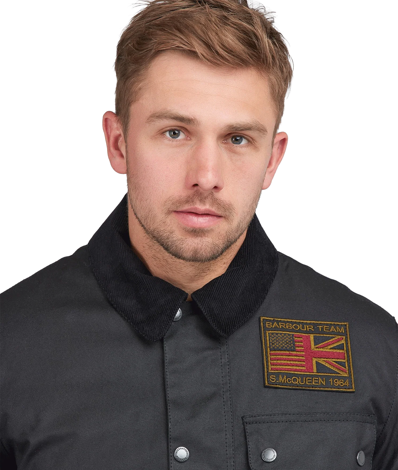 Steve McQueen Workers Wax Jacket - Black - Image 3