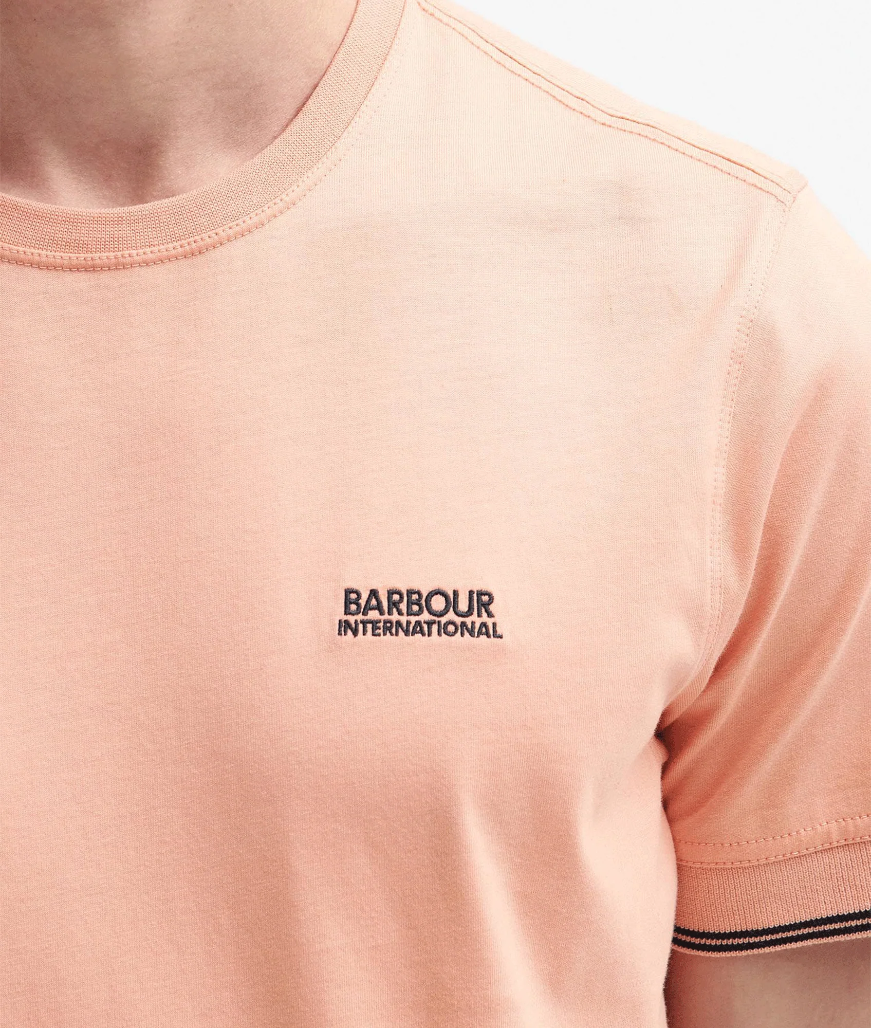Philip Tipped T-Shirt - Pink - Image 4