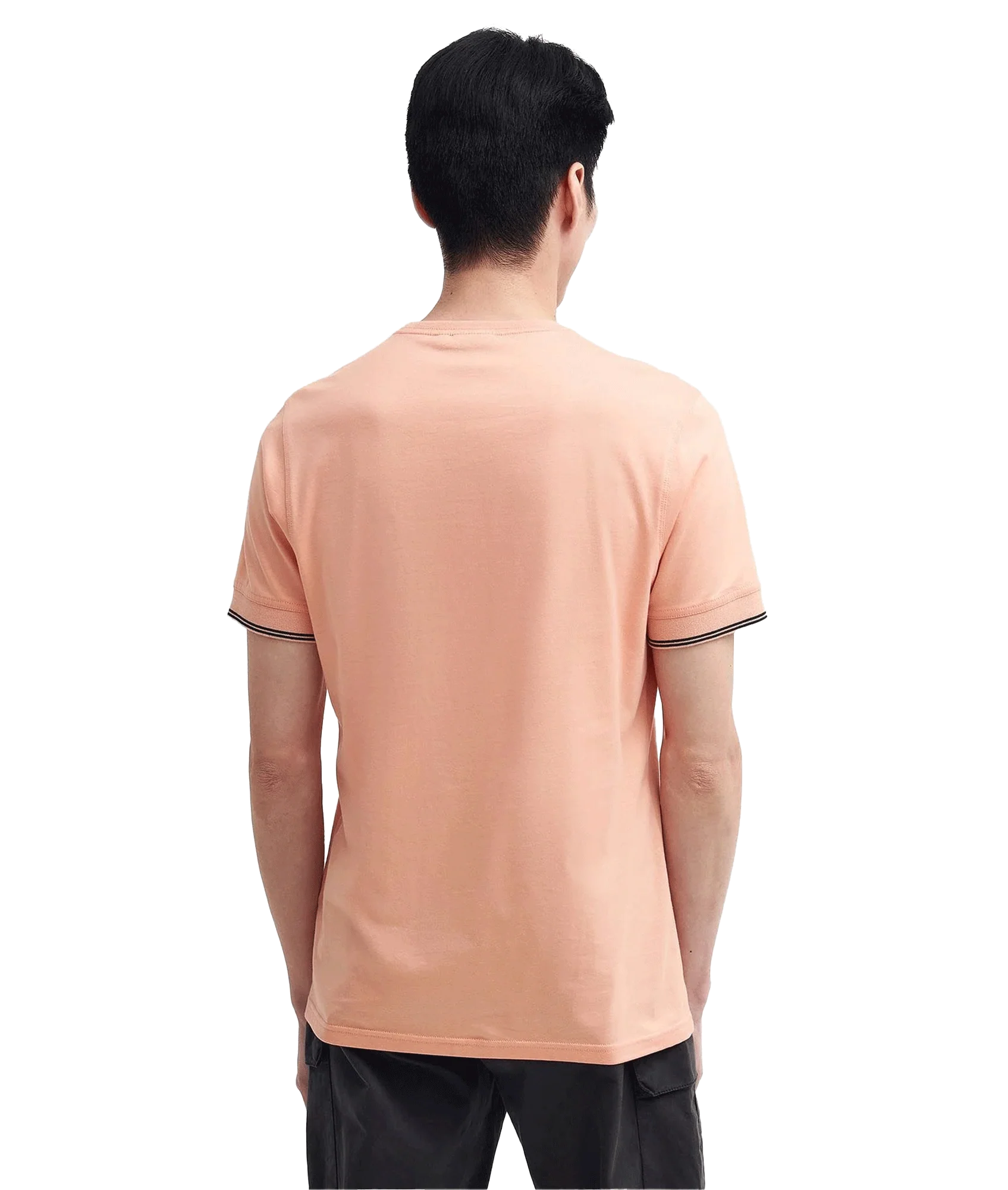 Philip Tipped T-Shirt - Pink - Image 5