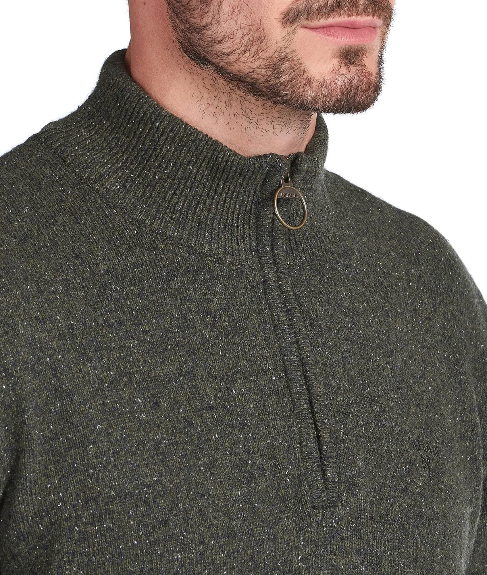 Essential Tisbury Half Zip Sweatshirt - Green - Image 5