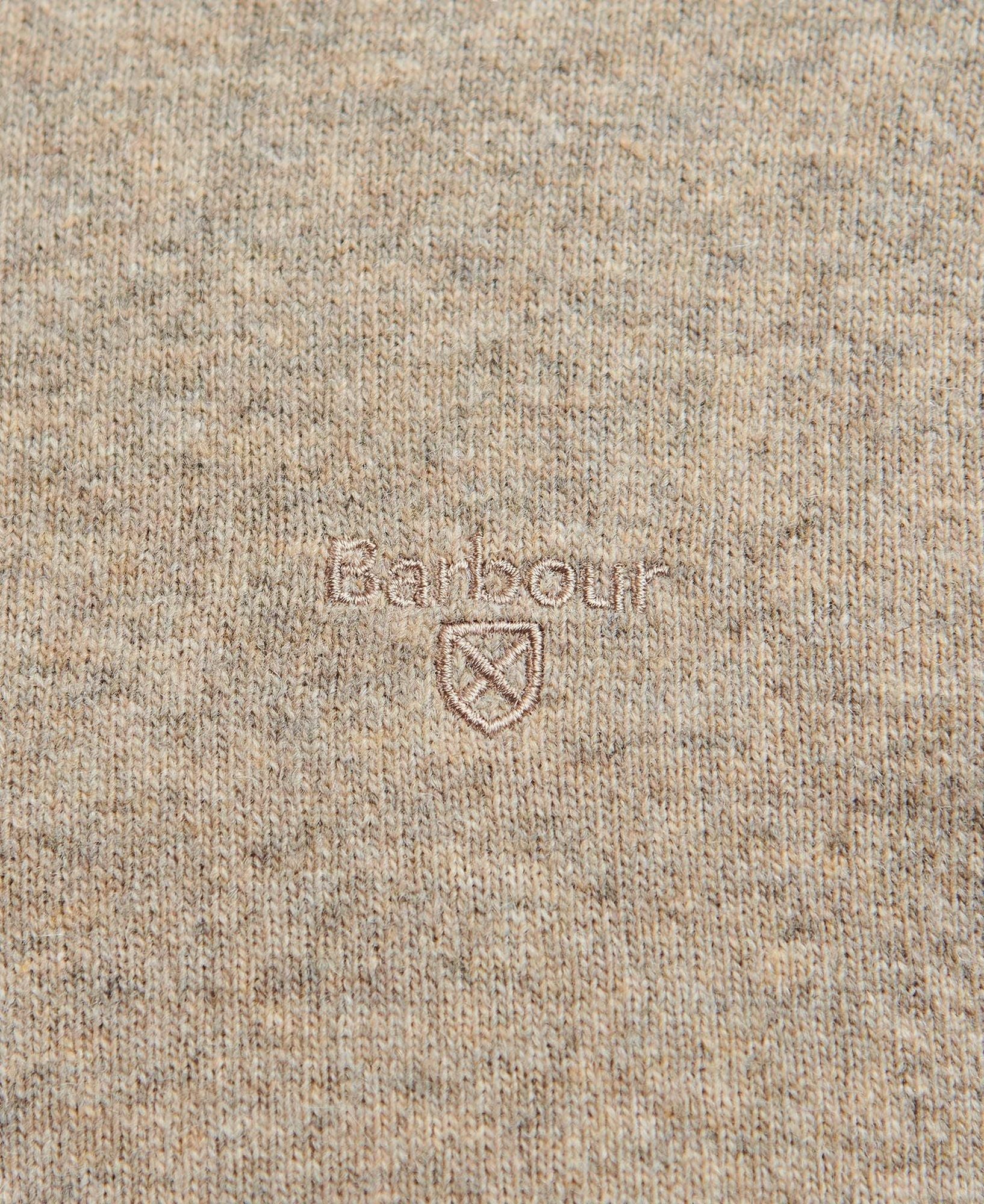 Essential Lambswool Crew Neck Sweatshirt - Beige - Image 3