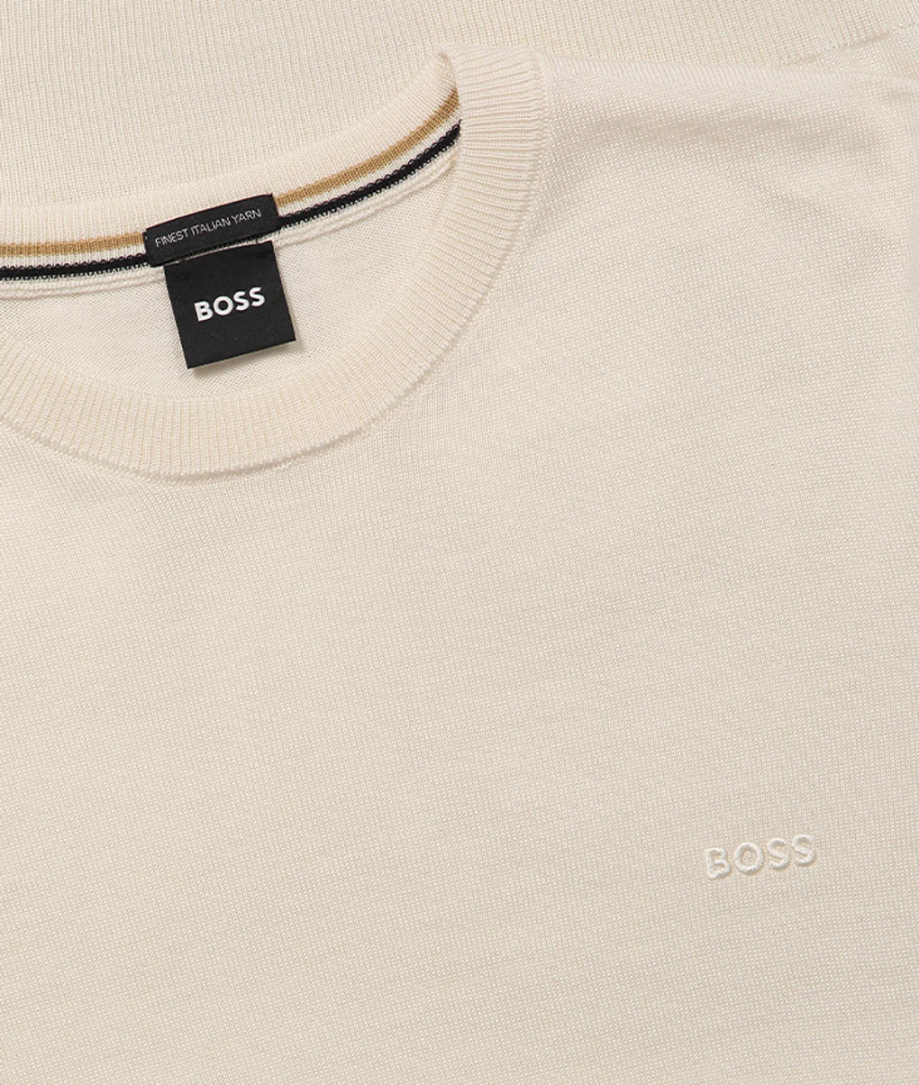 Logo Embroidered Sweater - Open White - Image 2