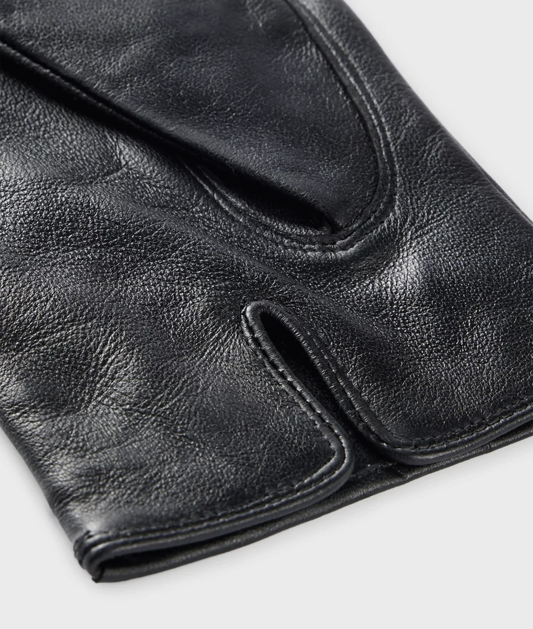 Hainz Leather Gloves - Black - Image 3