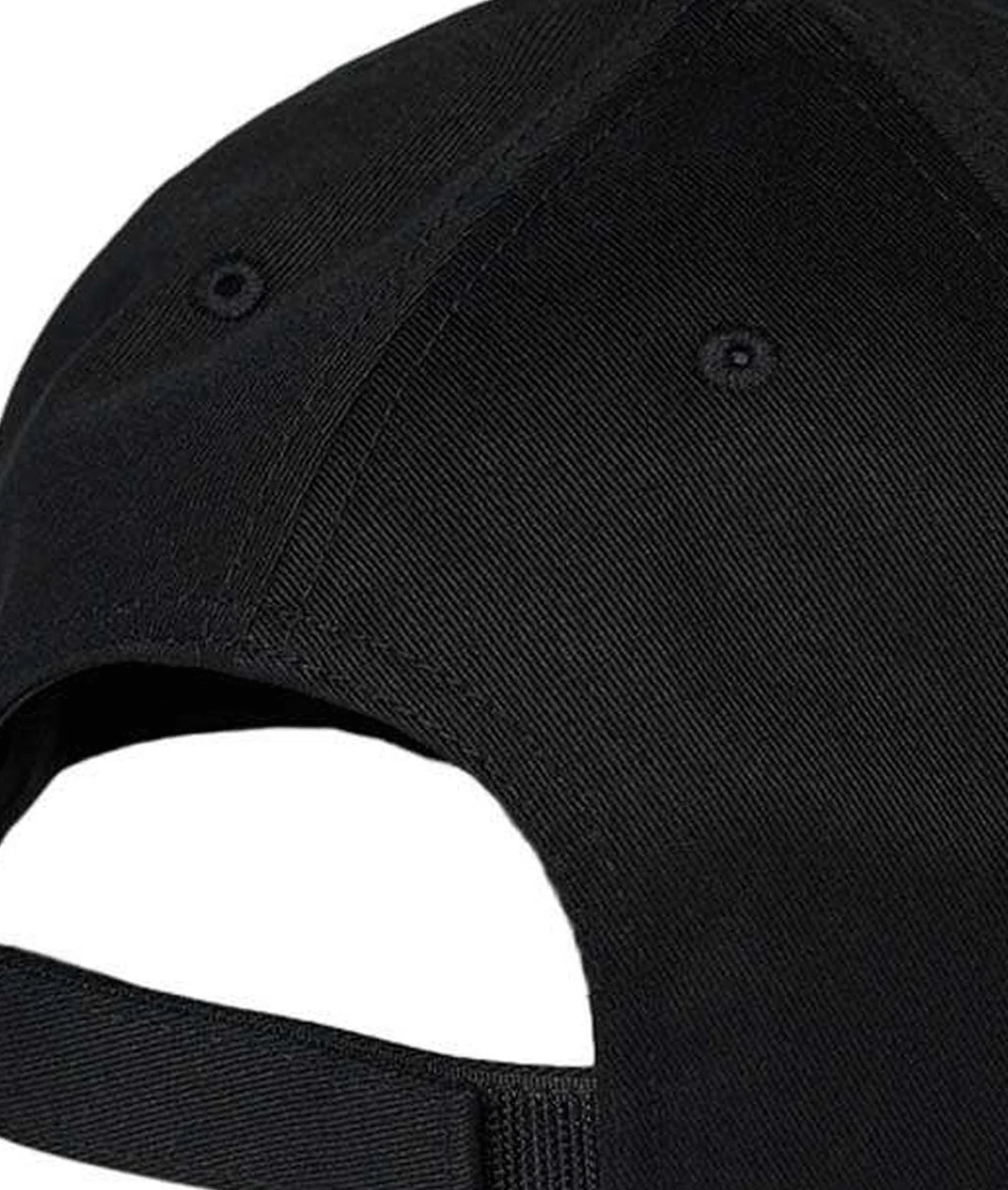 Logo Embroidered Cap - Black - Image 3