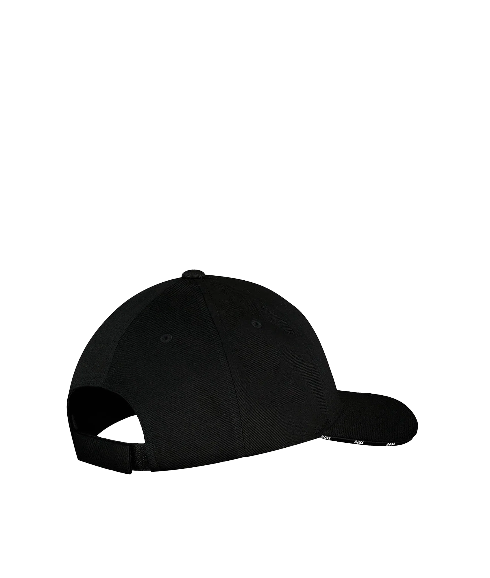 Logo Embroidered Cap - Black - Image 4