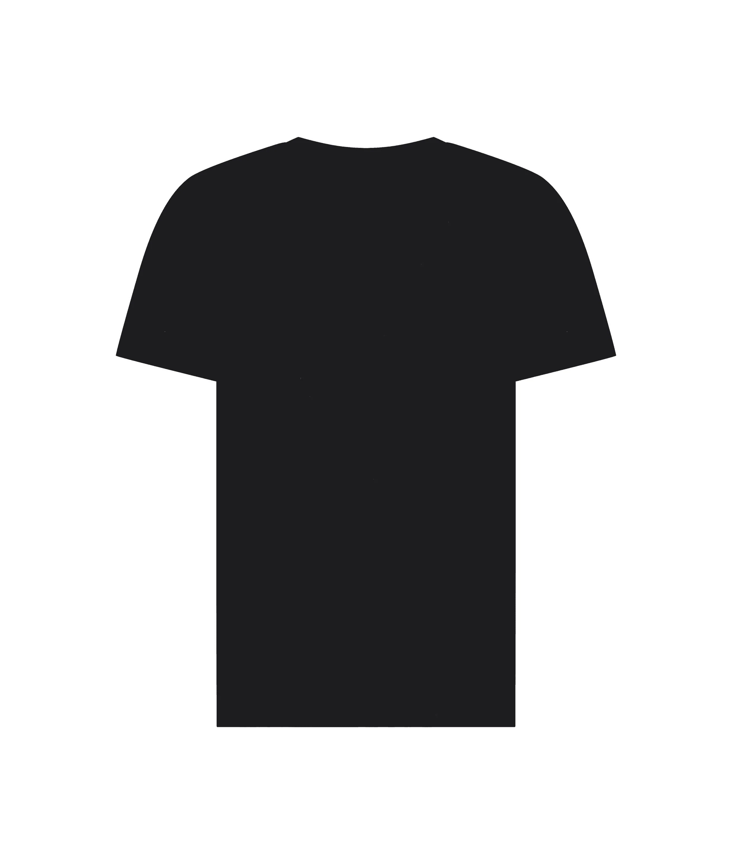 ORGANIC-COTTON RELAXED-FIT T-SHIRT WITH CONTRAST LOGO - BLACK - Image 2