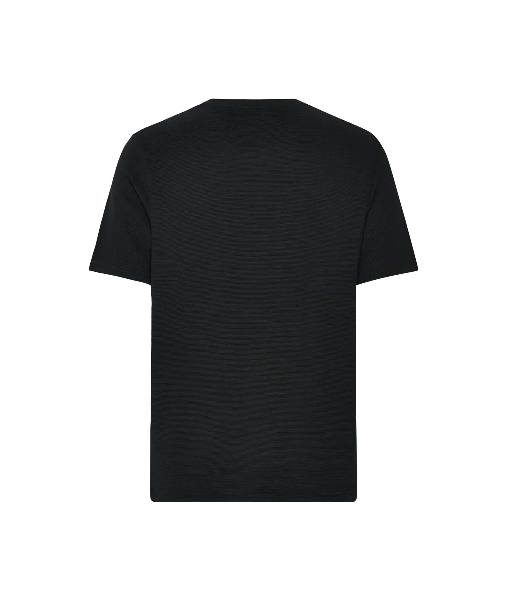 Rib T-Shirt - Black - Image 2