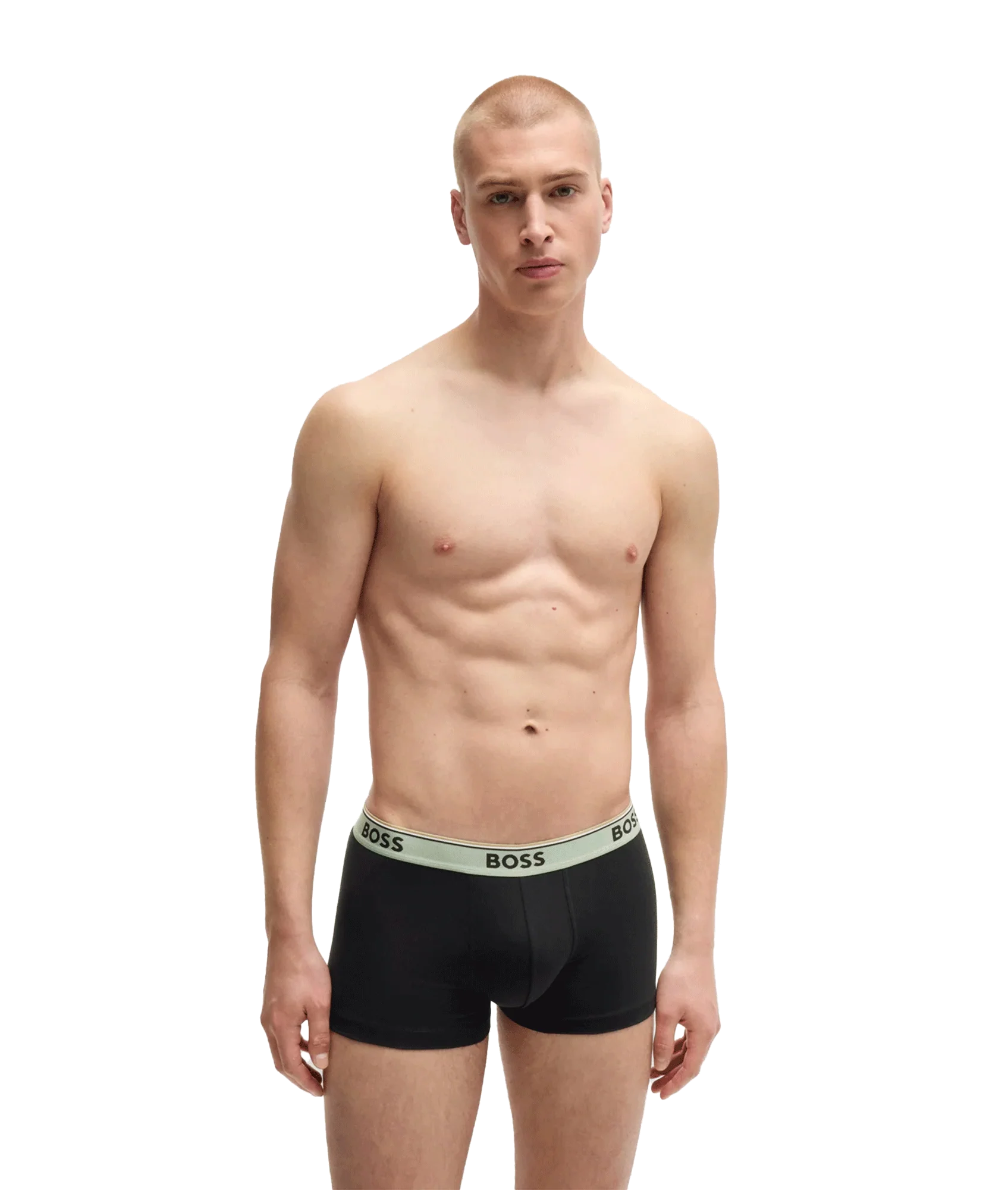 Power Three-pack of Stretch-cotton Trunks - Multi - Image 4