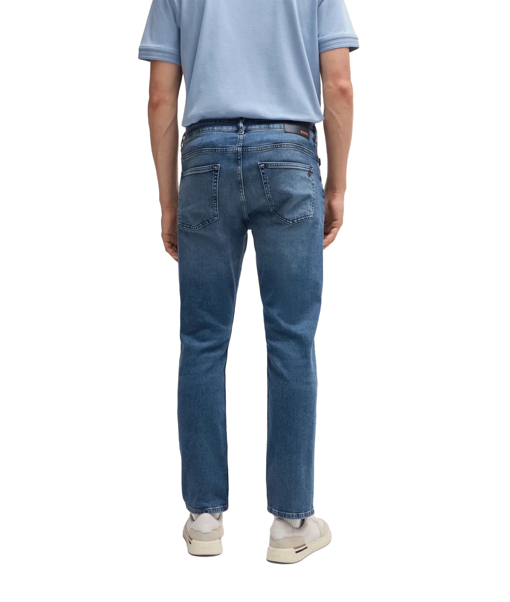 Delaware Slim-fit Jeans Comfort-stretch Denim - Blue - Image 4