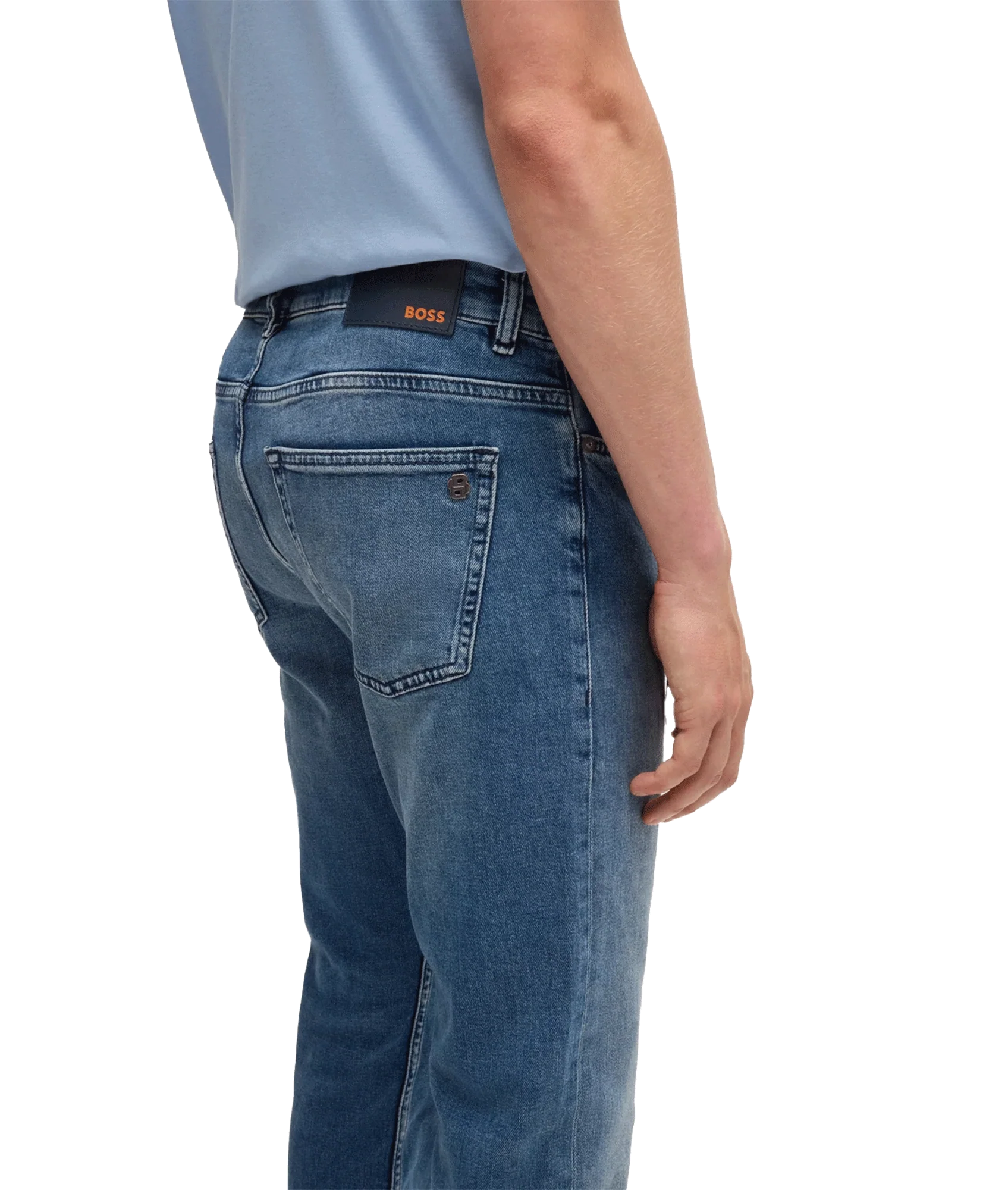 Delaware Slim-fit Jeans Comfort-stretch Denim - Blue - Image 5