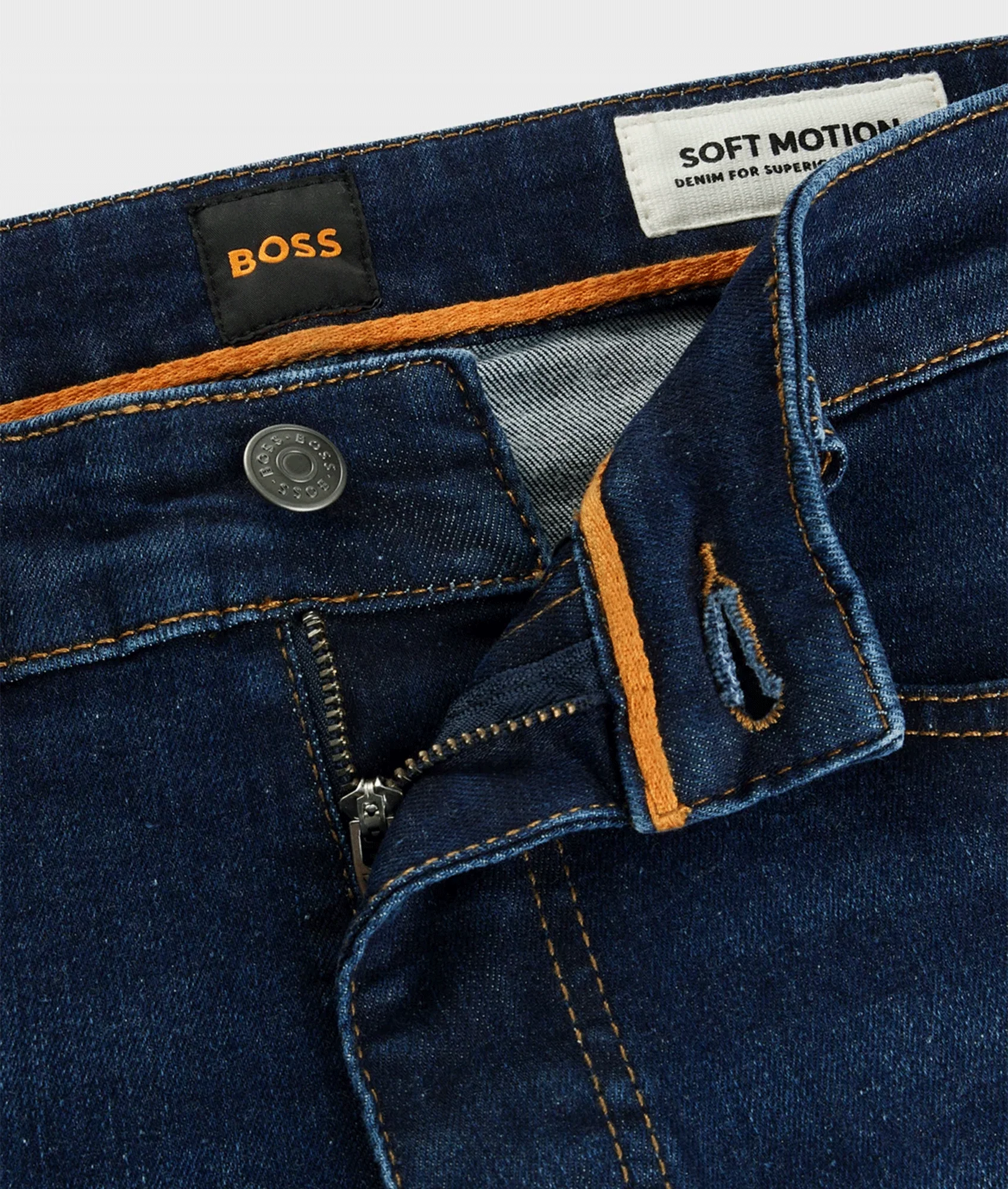 Delaware Slim-fit Jeans in Slubby Super-stretch Denim - Navy - Image 5