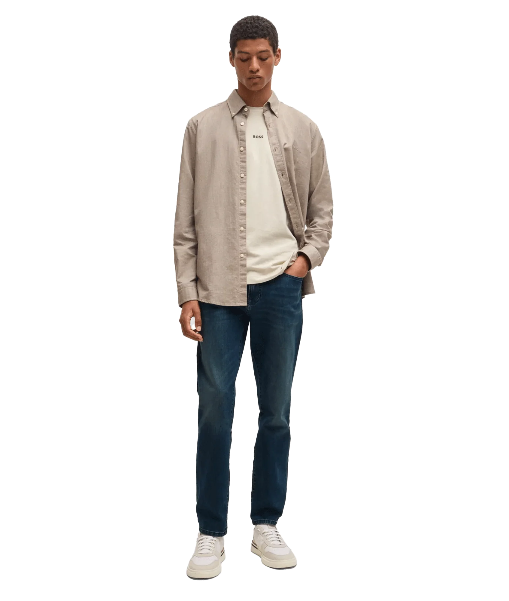 Maine Regular-fit Jeans Soft-motion Denim - Navy - Image 3