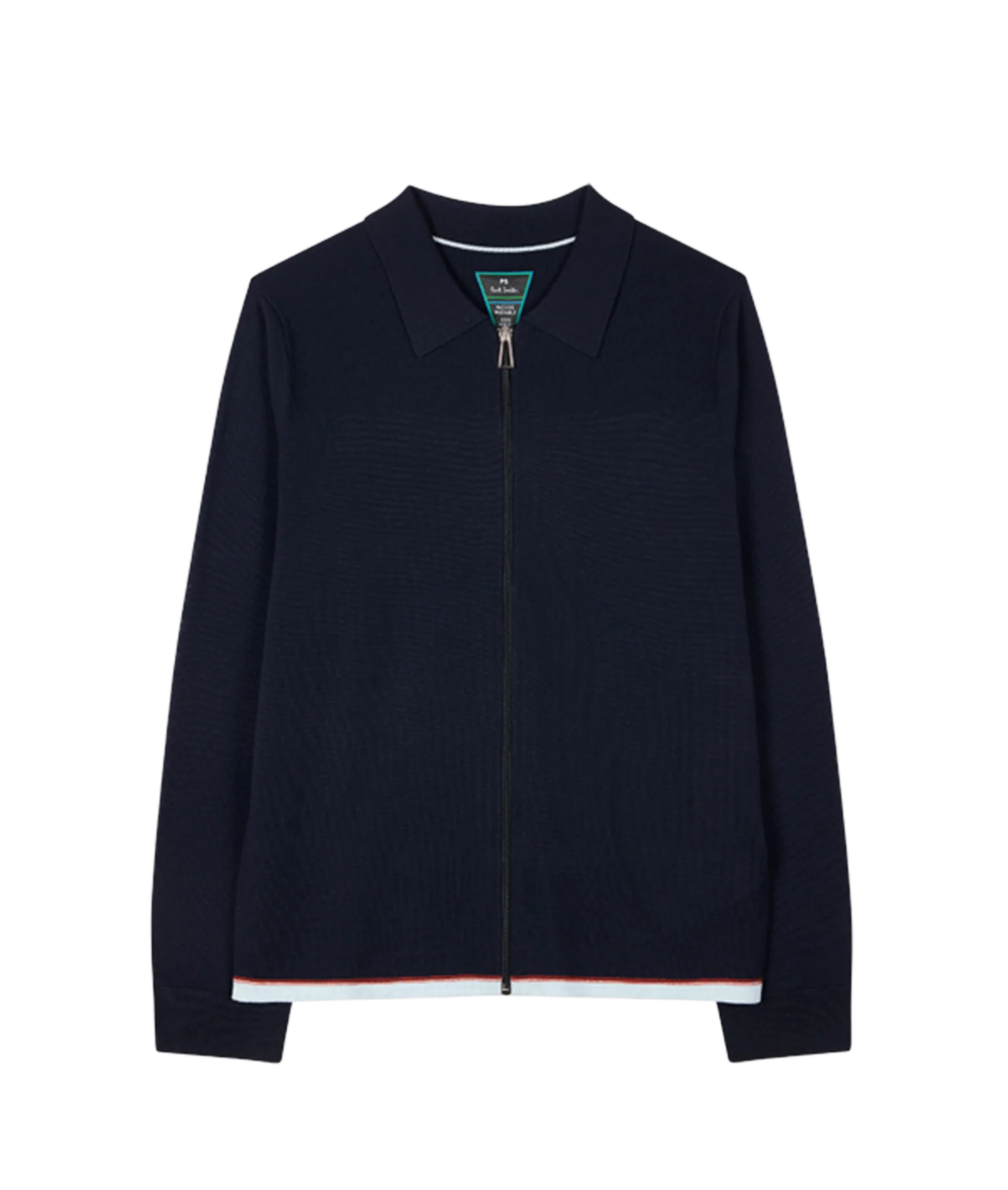 Mens Cardigan Zip Thru - Very Dark Navy