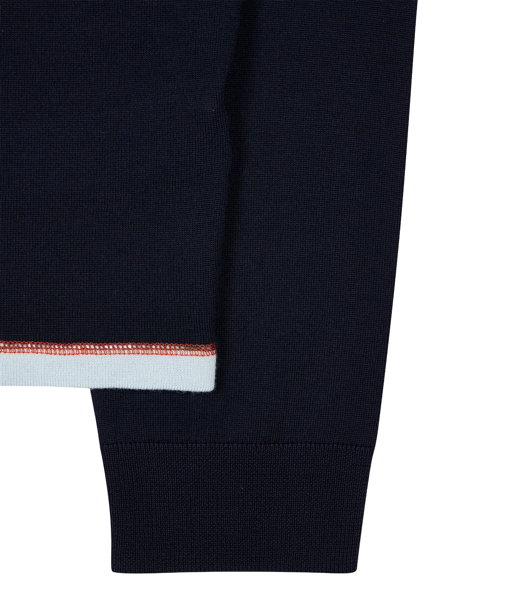 Mens Cardigan Zip Thru - Very Dark Navy - Image 2