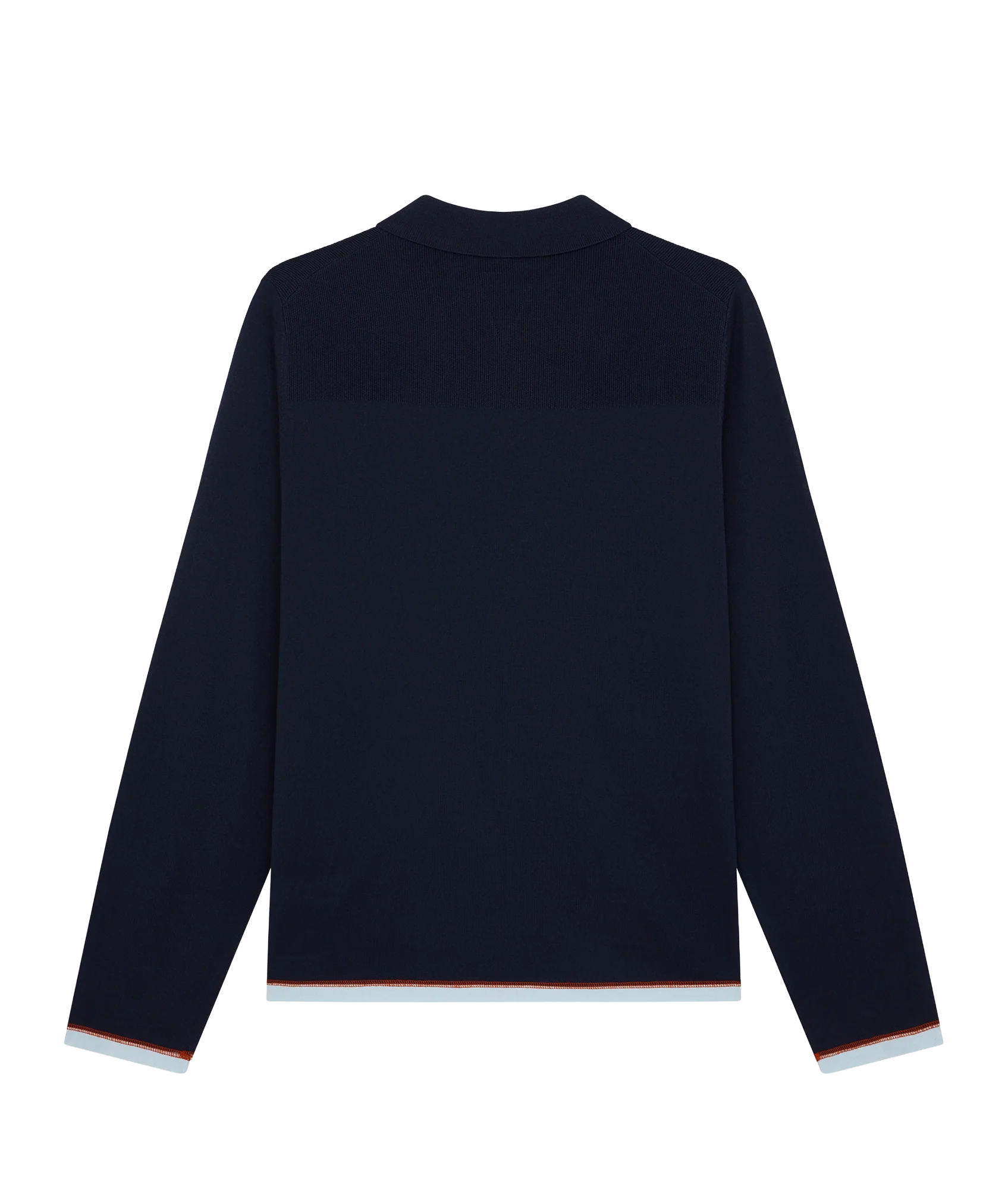 Mens Cardigan Zip Thru - Very Dark Navy - Image 3