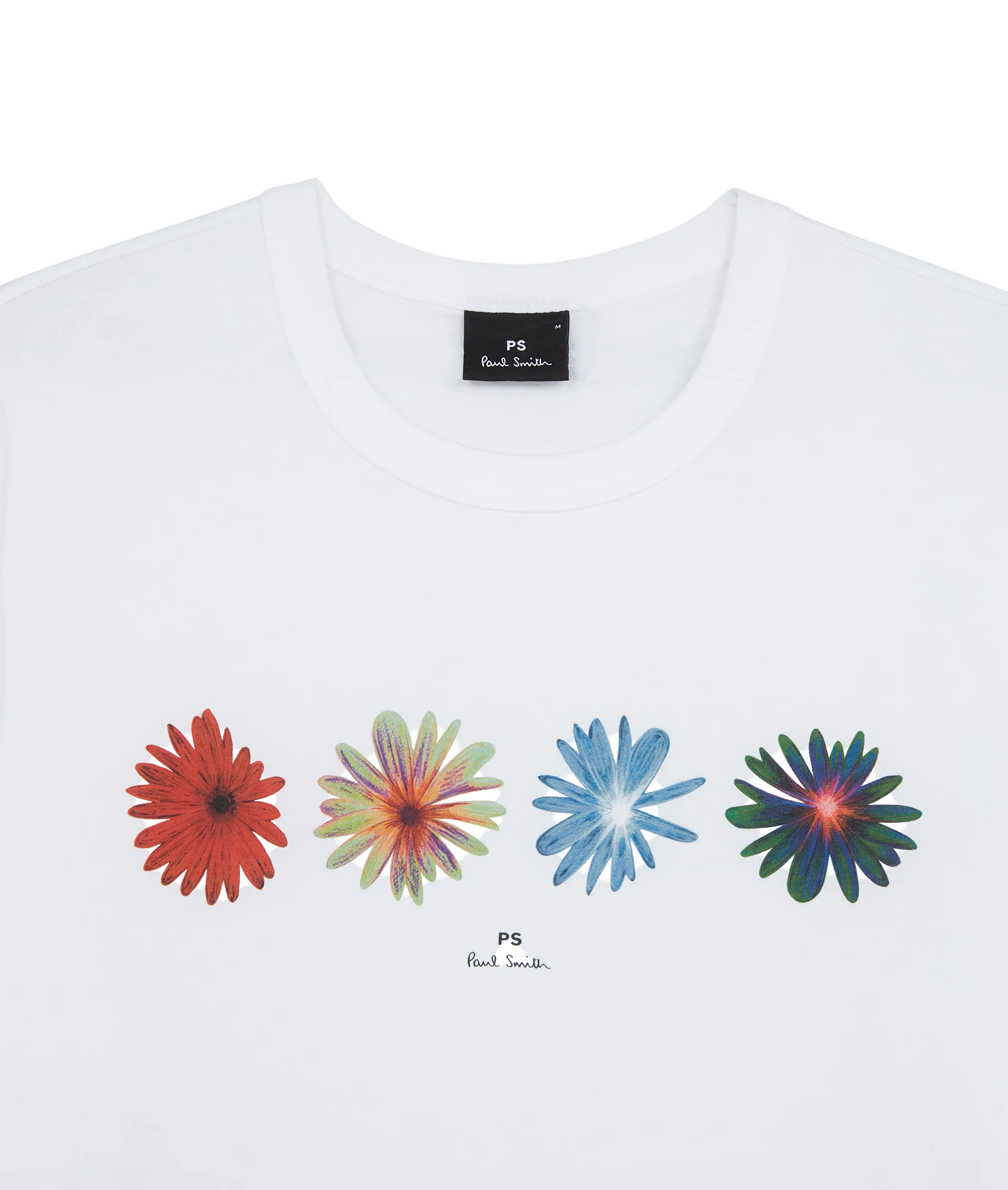 Mens Casual Fit Ss T Shirt Flowers