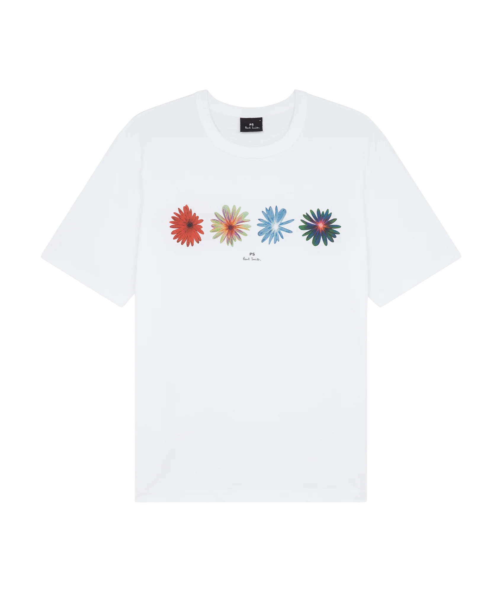 Mens Casual Fit Ss T Shirt Flowers - Image 2