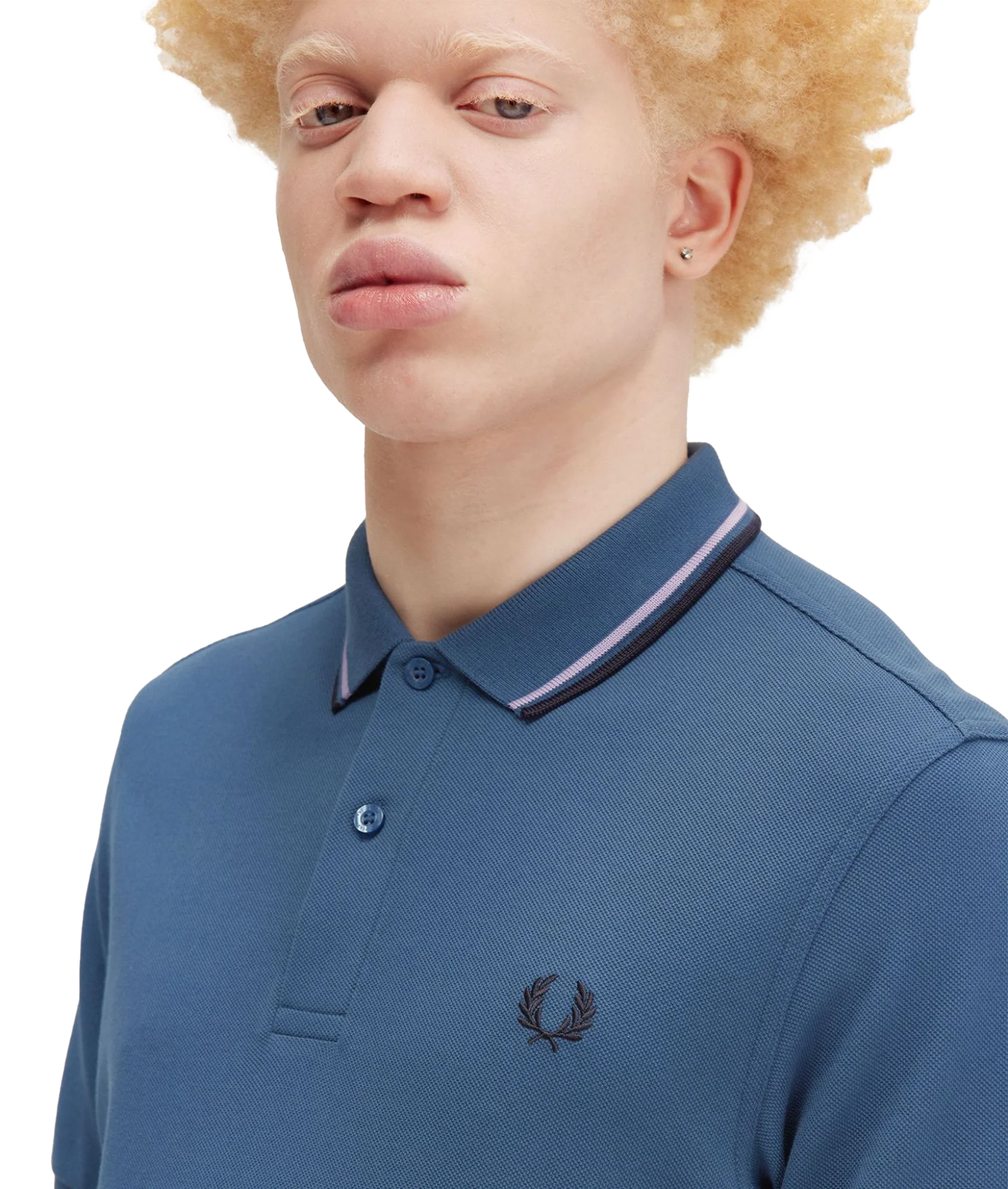 Twin Tipped Polo Shirt - Blue - Image 5