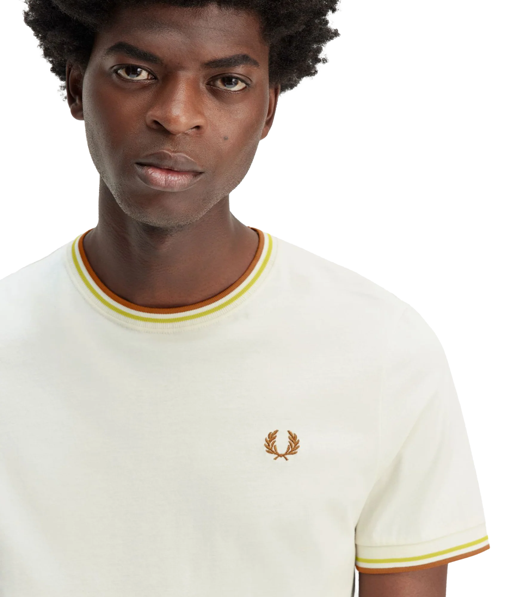 Twin Tipped T-Shirt - Cream - Image 6